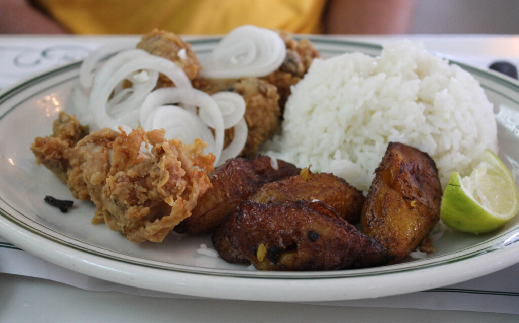Chicharrones at Versailles restaurant in Miami