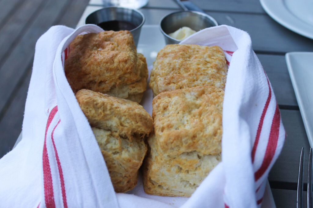 Biscuits at Yardbird in Miami
