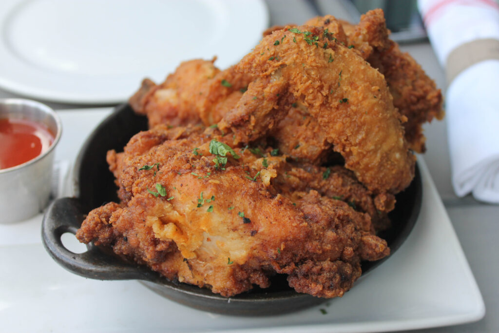 Fried chicken at Yardbird in Miami