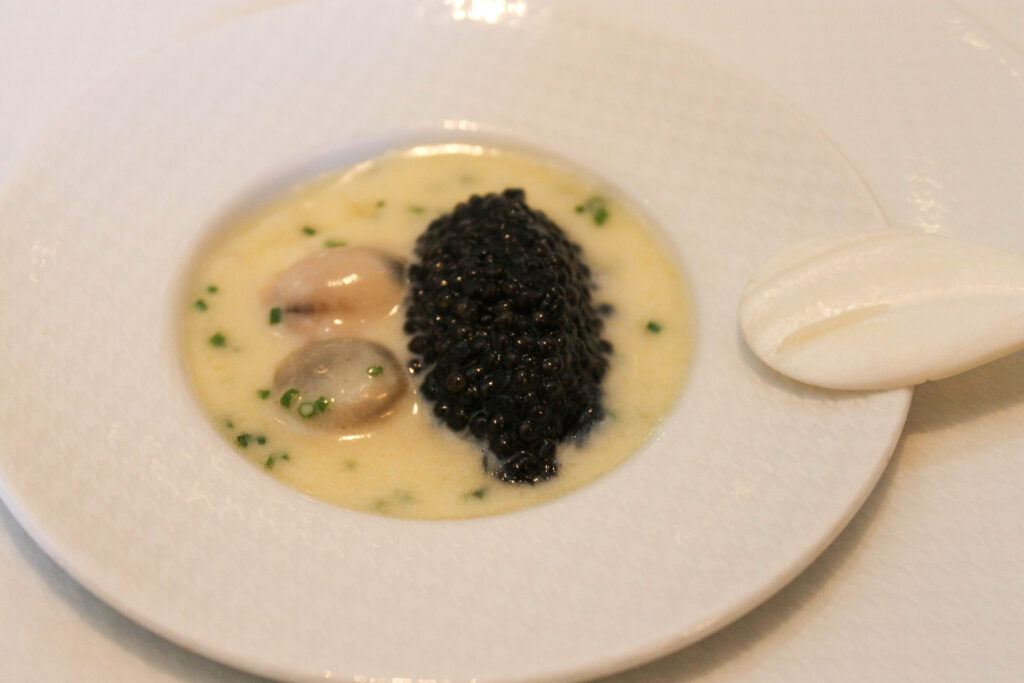 Oysters and pearls at The French Laundry