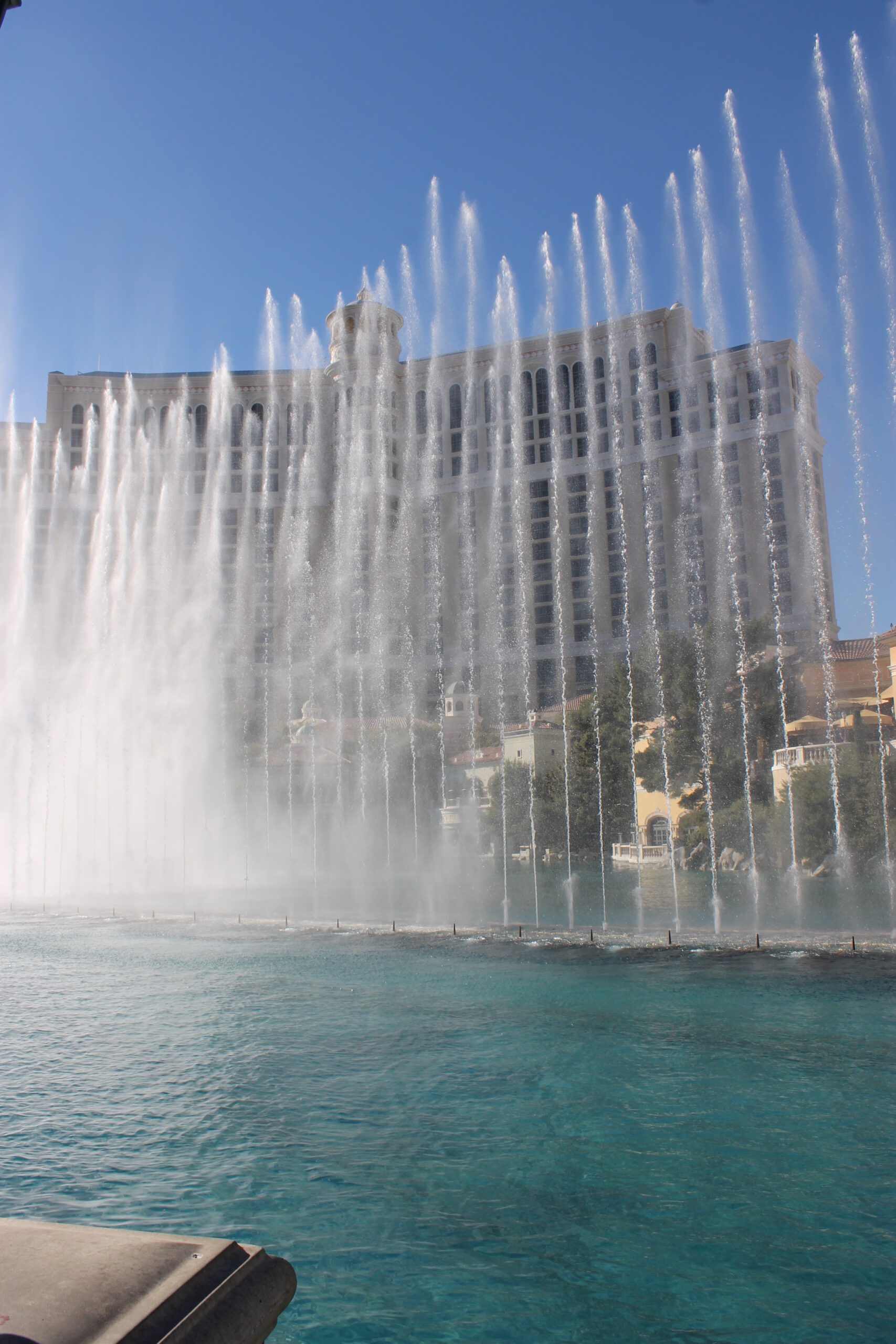 The famous Bellagio fountains
