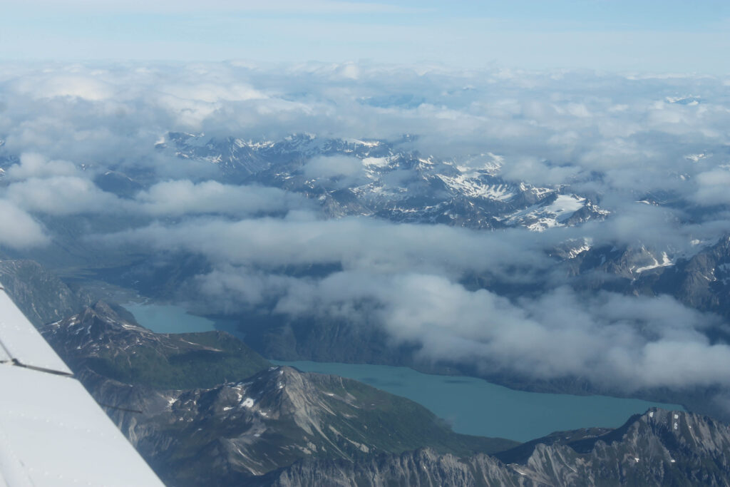 Views from the flight between Anchorage and King Salmon