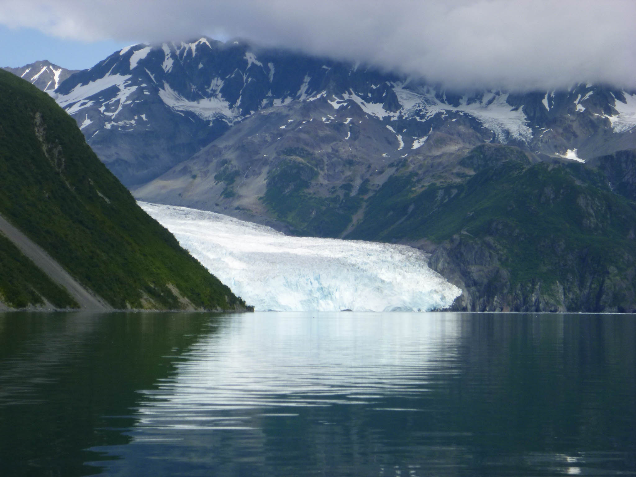 Approaching Aialik Glacier from the kayak