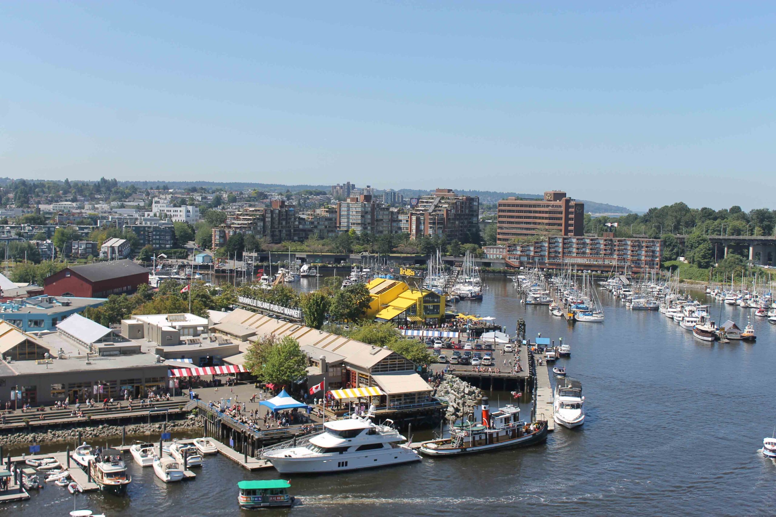 View of Granville Island Vancouver