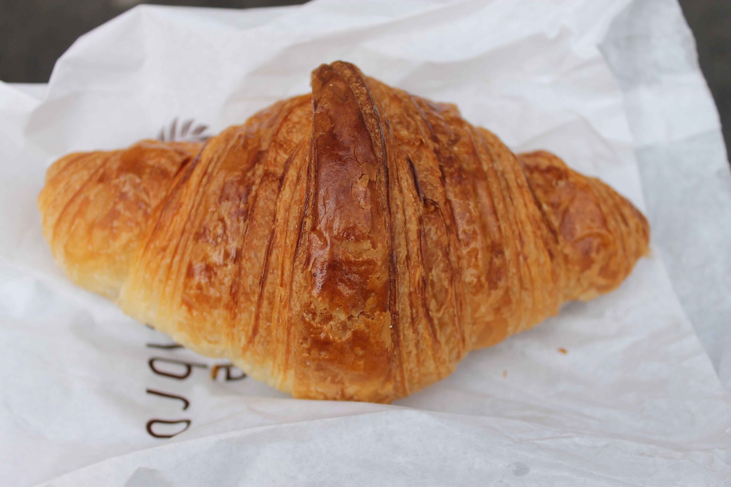 Croissant from my friend's local patisserie in Paris