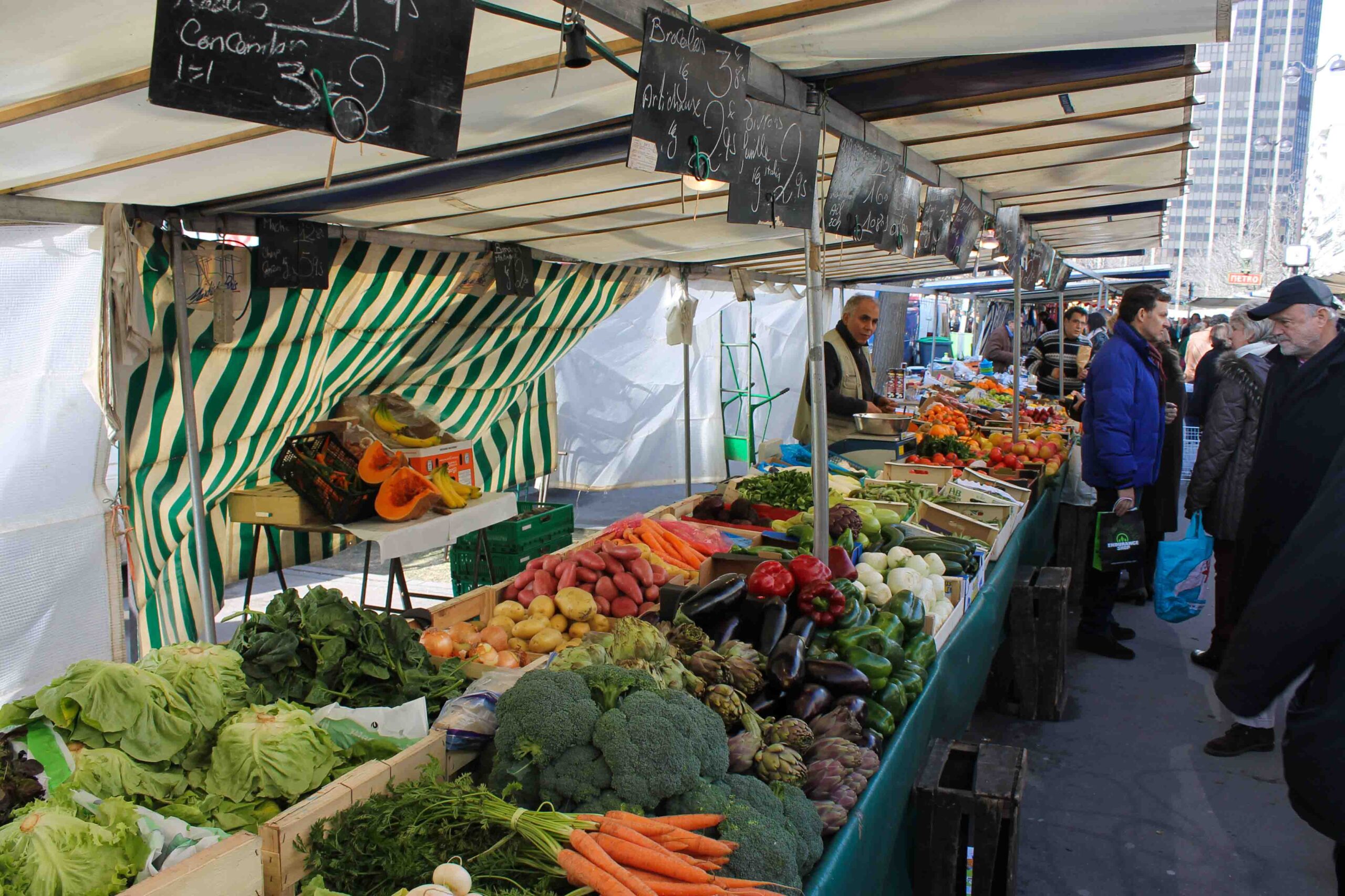 Paris farmer's market
