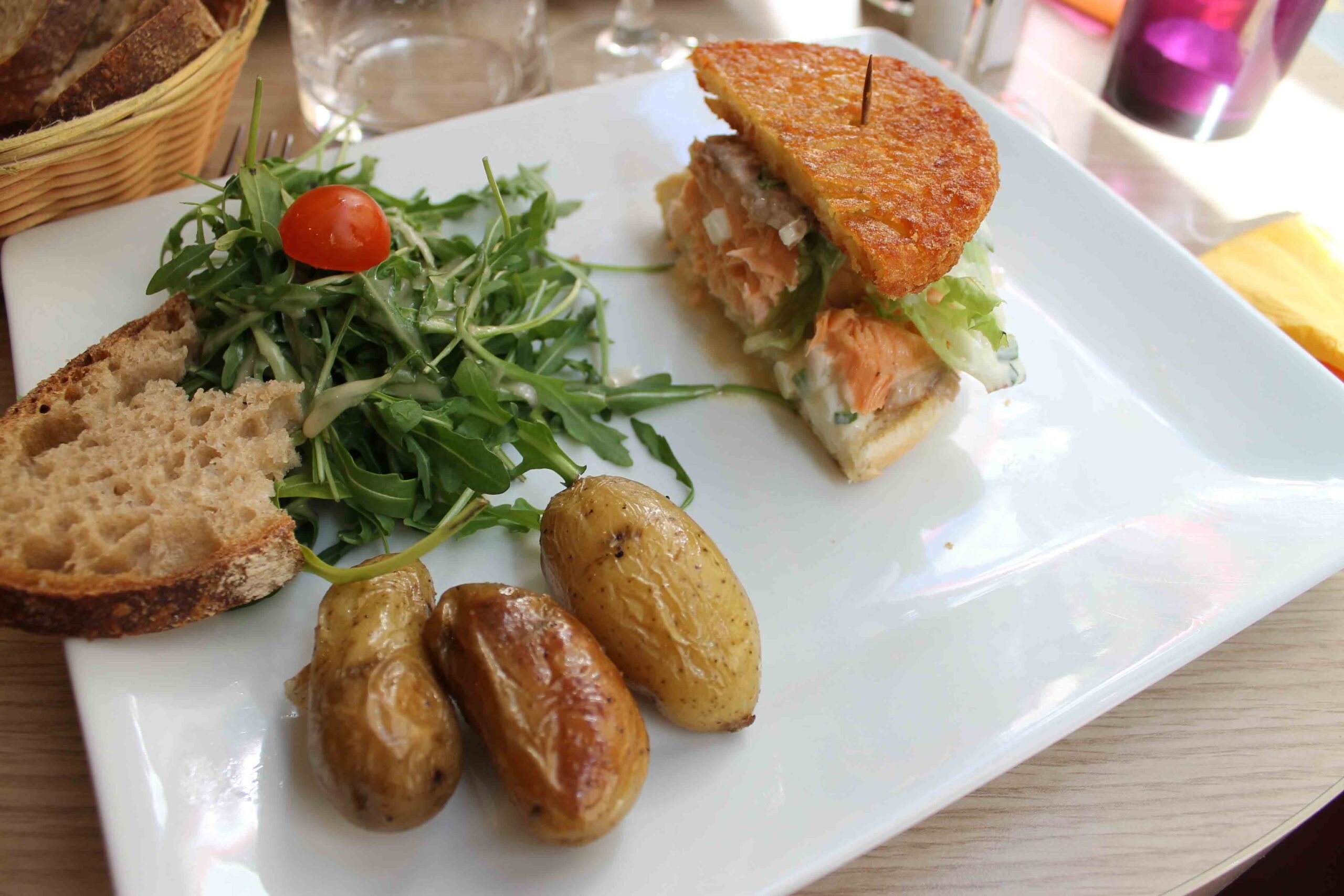 Lunch in the Le Marais neighborhood of Paris