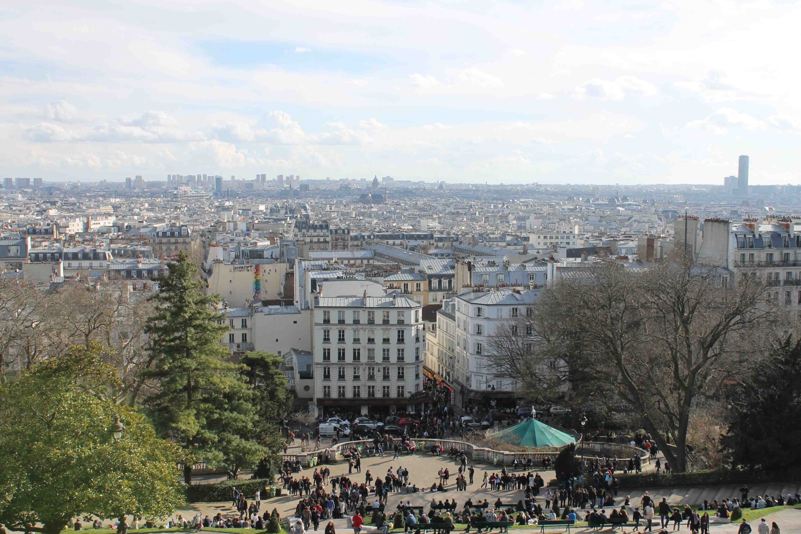 Views from the Sacre-Coeur climb
