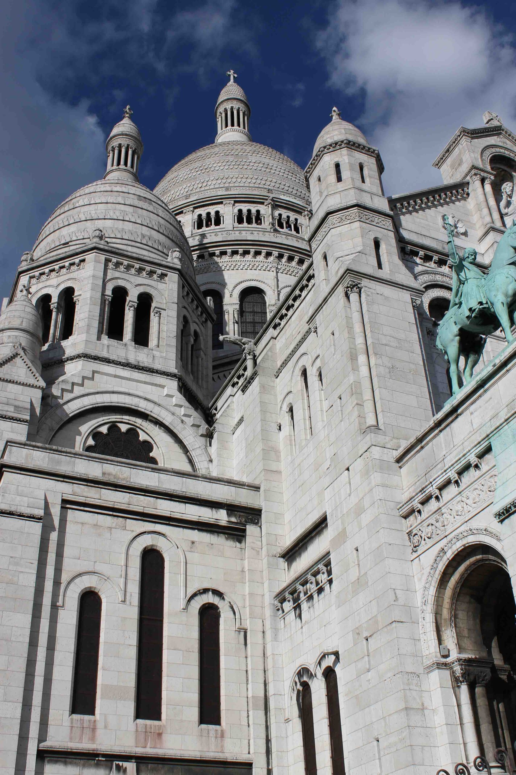 Close up views of Sacre Coeur church
