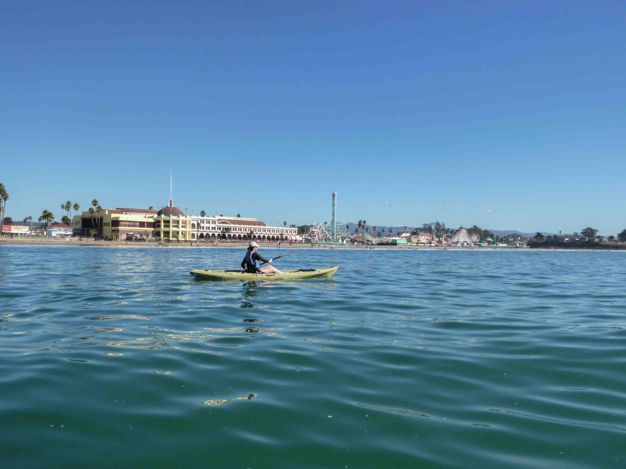 Kayaking in Santa Cruz, CA