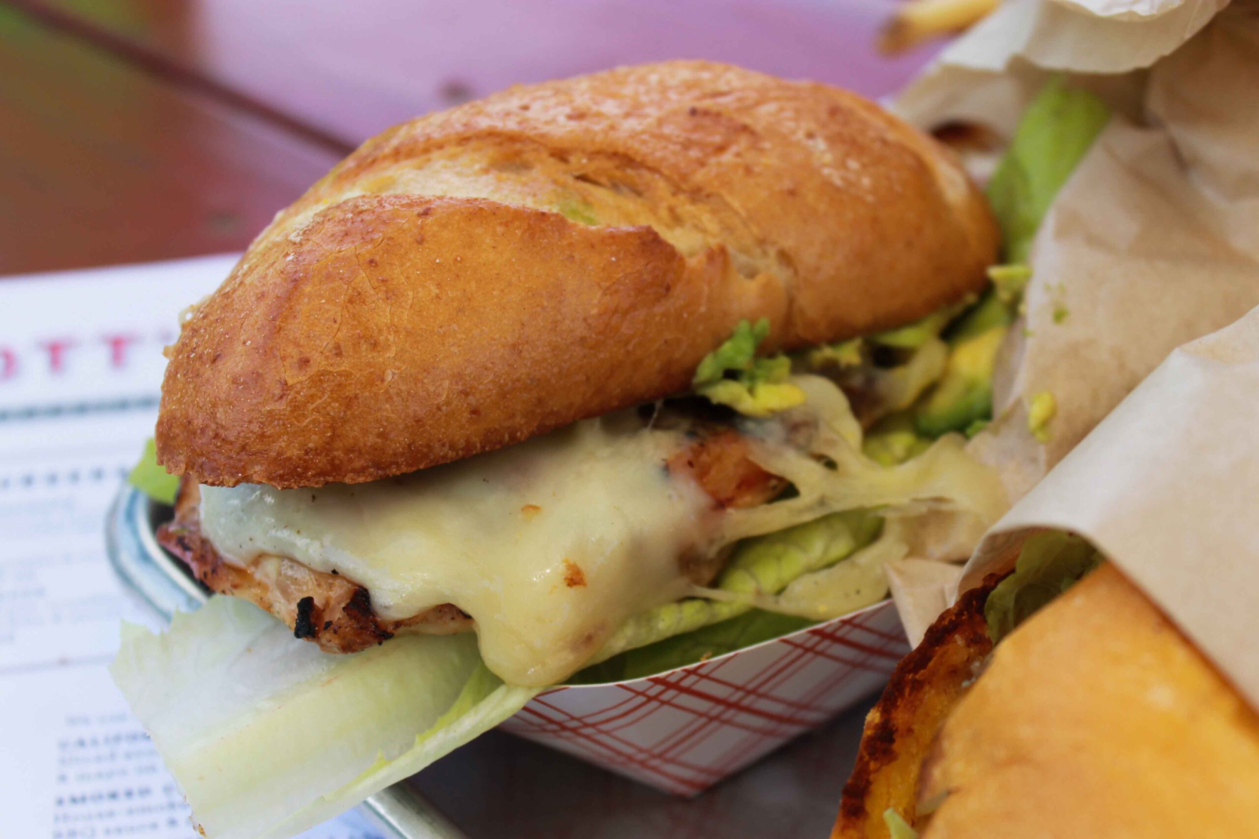 Chicken sandwich at Gott's Roadside, my favorite casual spot in Napa
