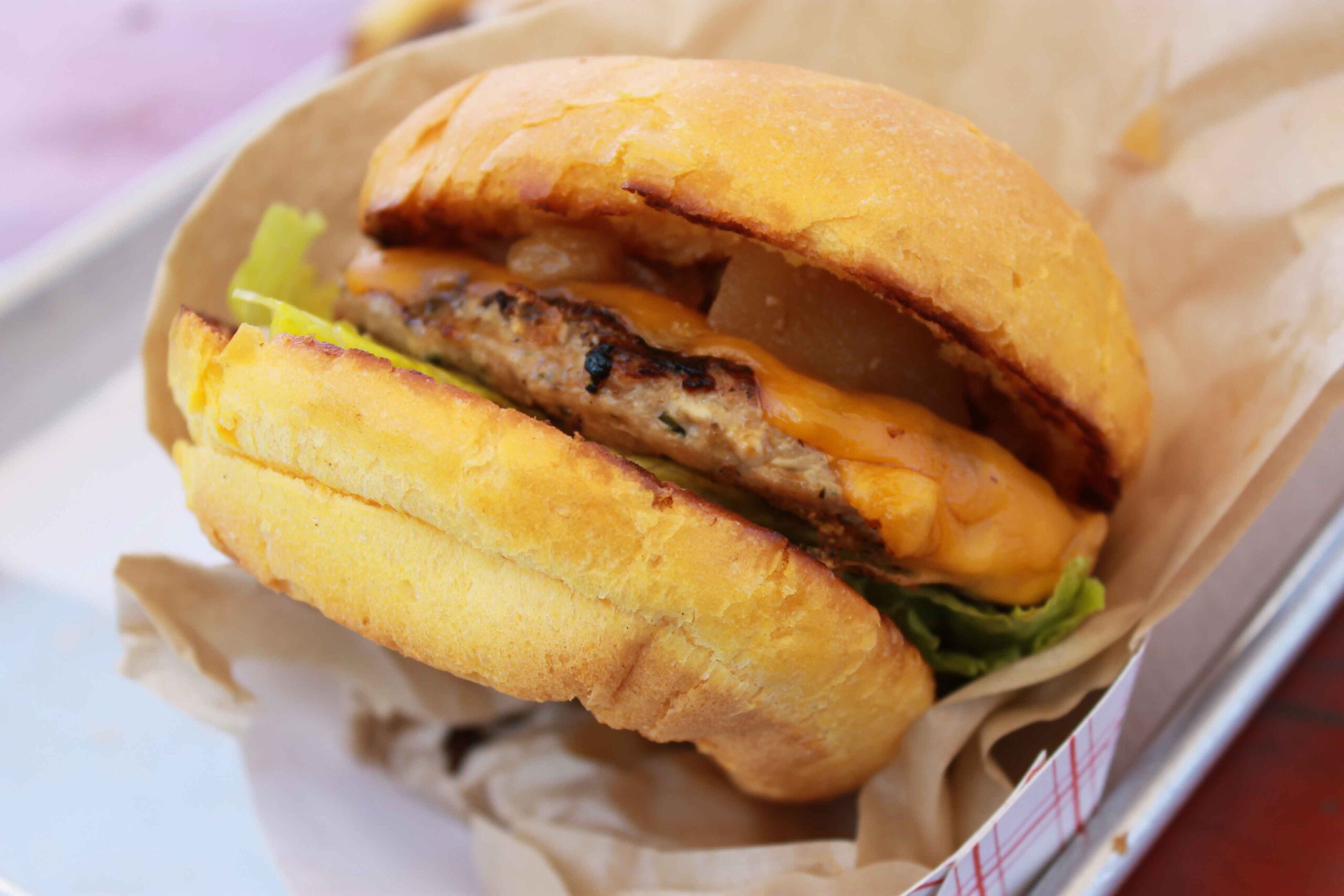Burger at Gott's Roadside