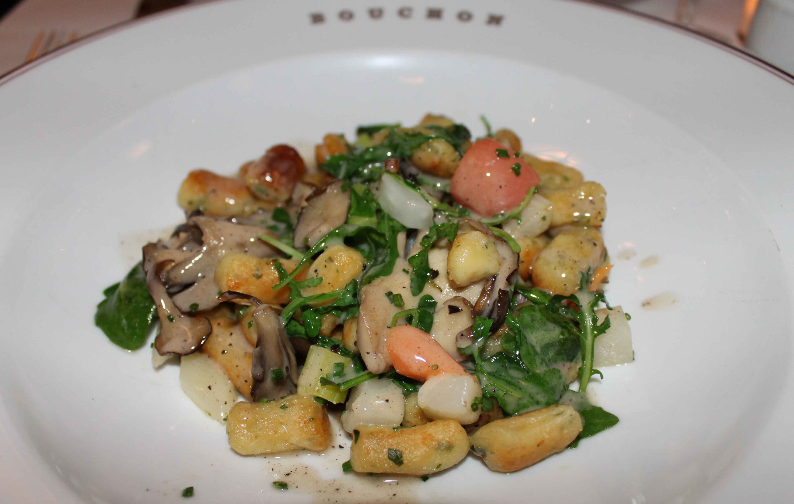 Crispy Parisian gnocchi at Bouchon, another of my favorite places to eat in Napa