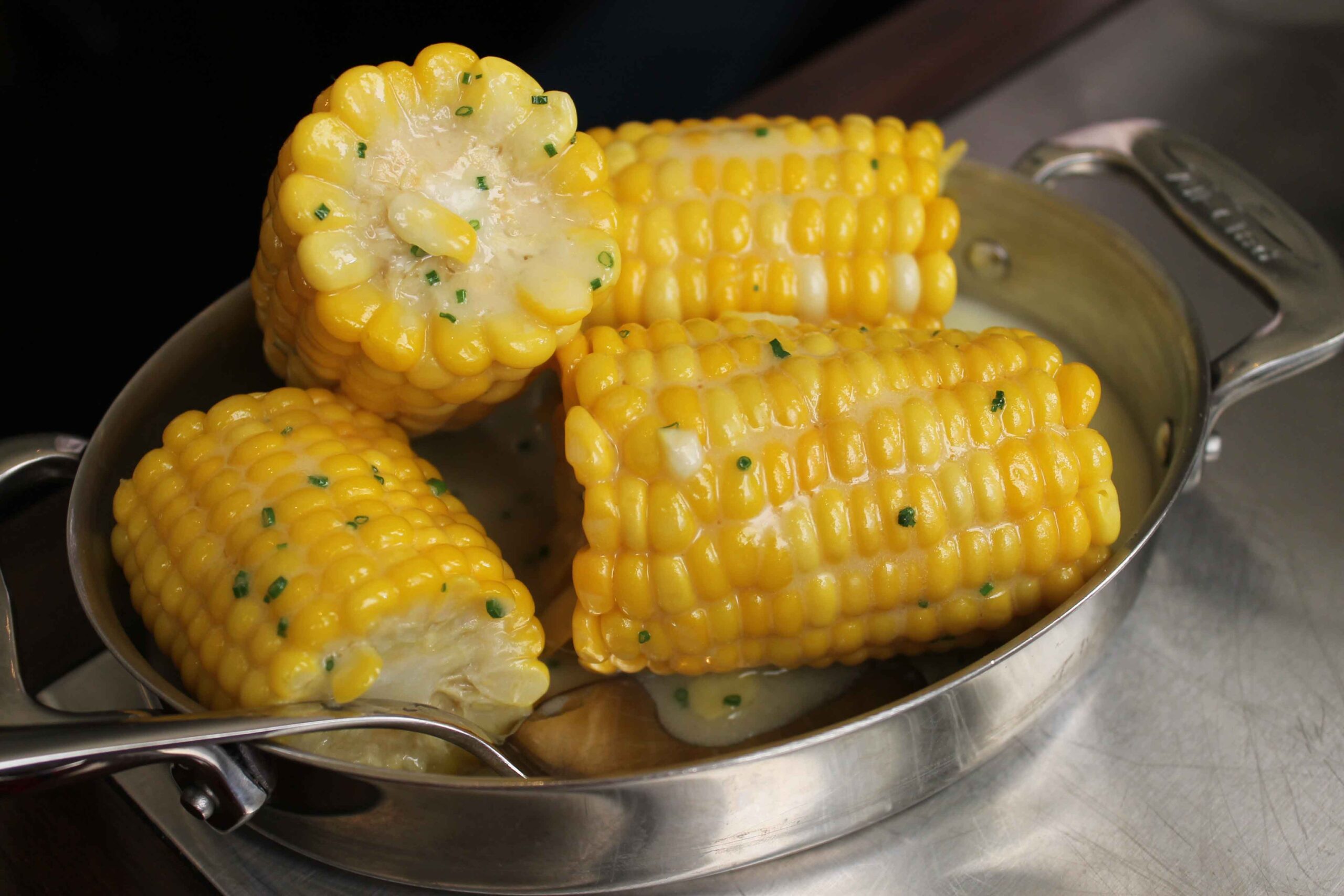 Buttered corn at Ad Hoc in Yountville