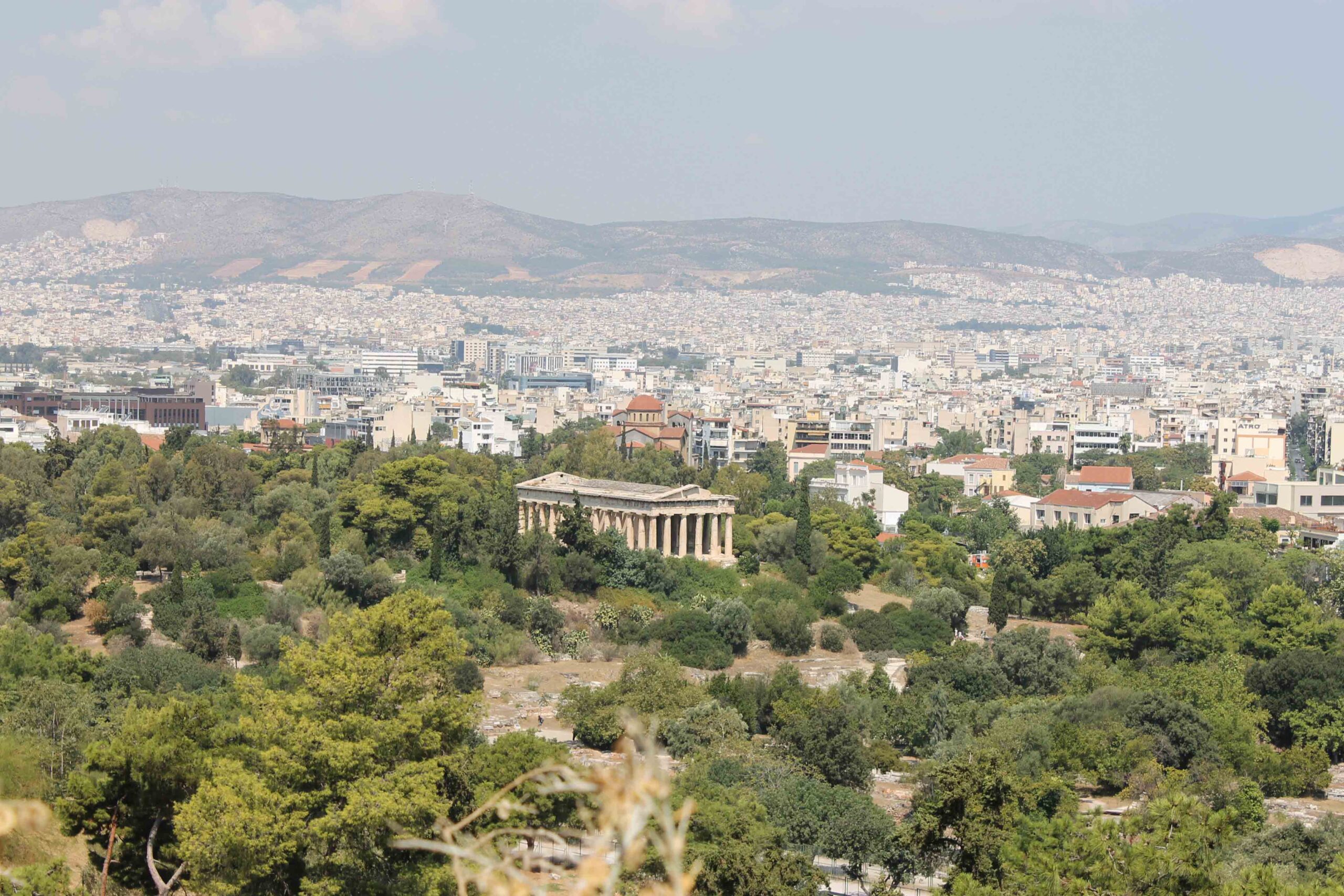 Views from the climb up to the top of the Acropolis