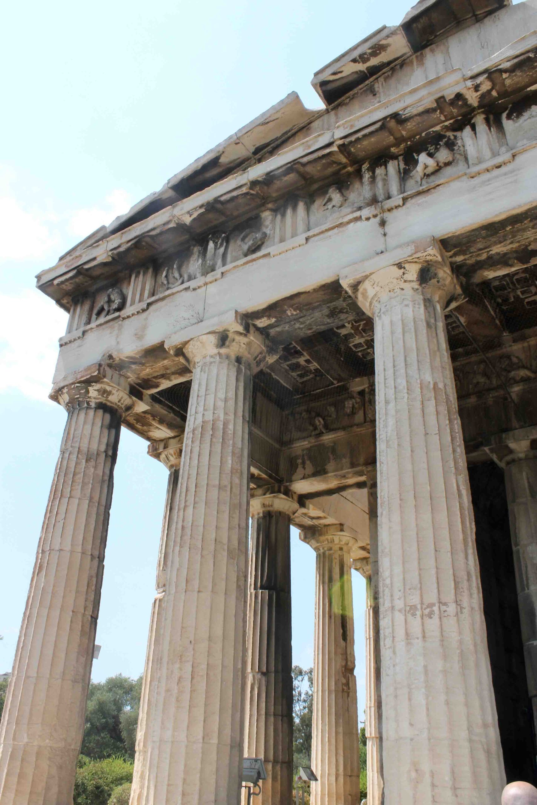 The Agora of Athens, which we visited on our way down from the Acropolis