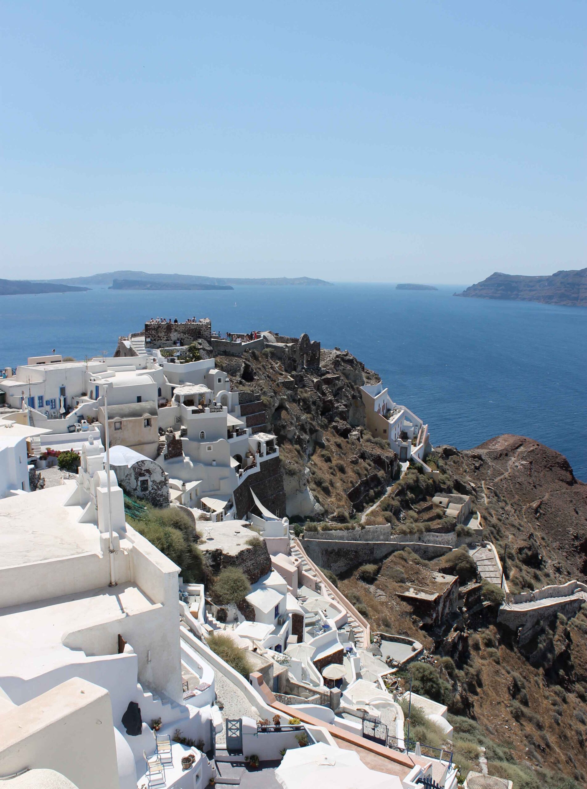 Oia Santorini and caldera views