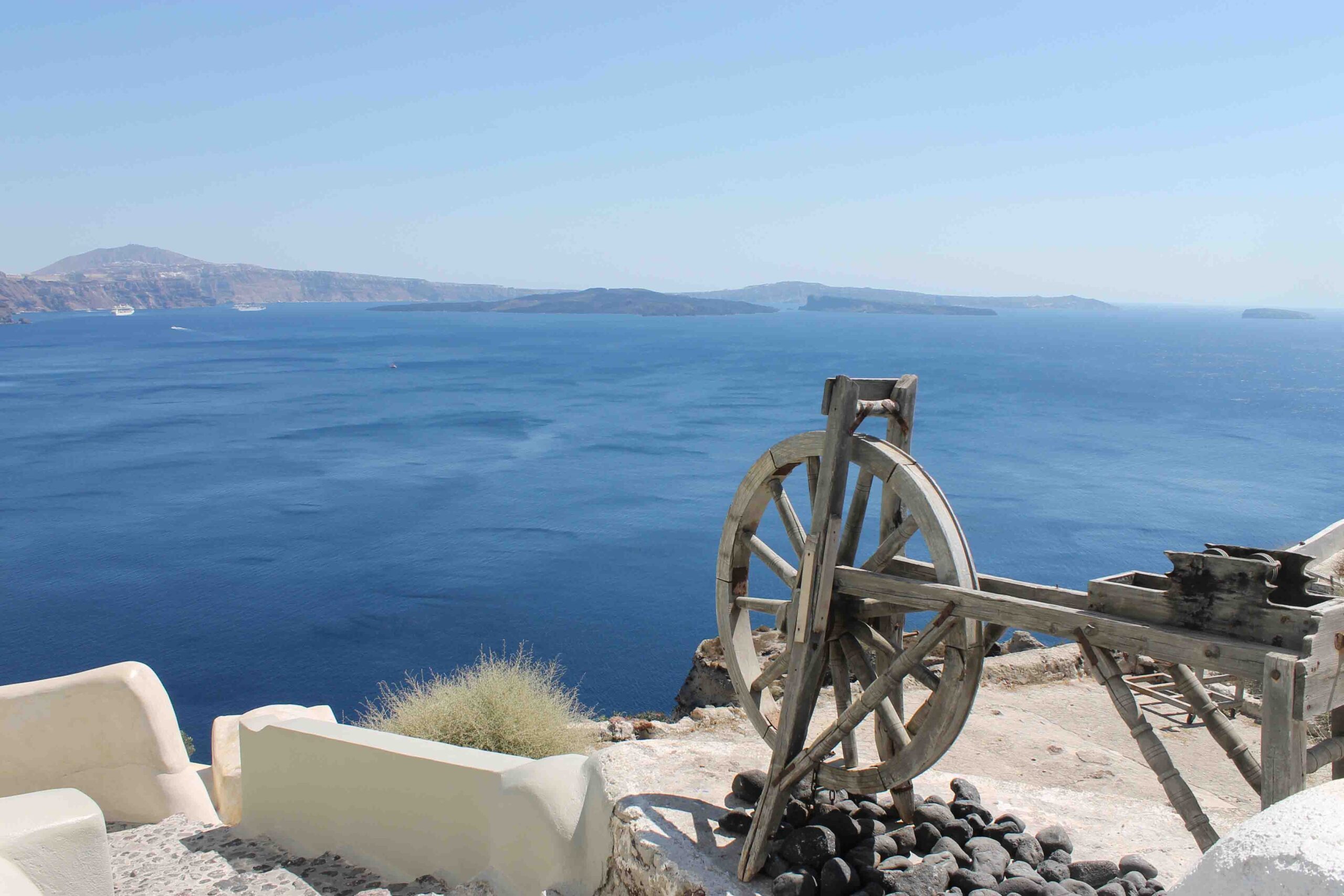 Ocean views from Oia, Santorini