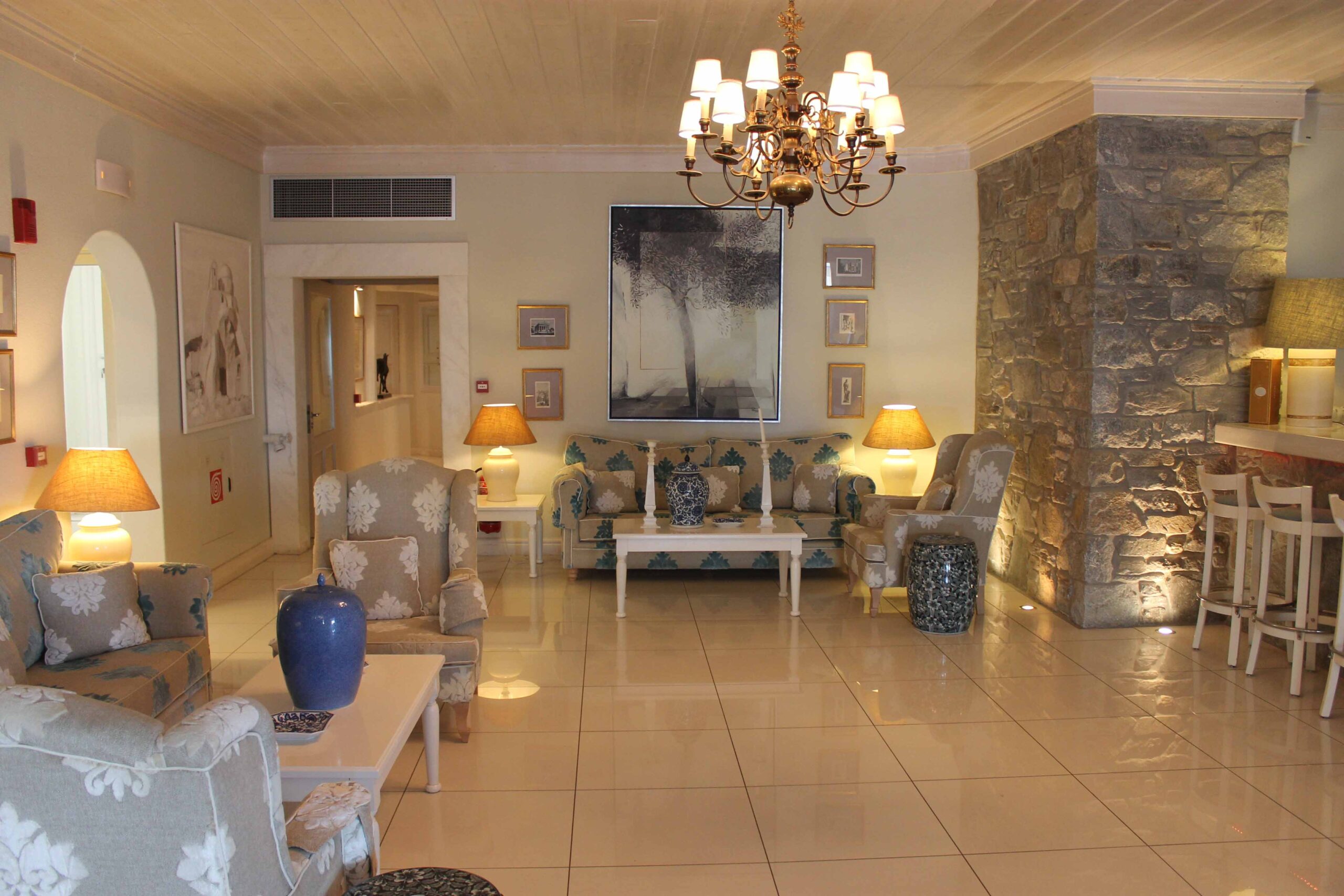 Lobby of Palladium Boutique Hotel