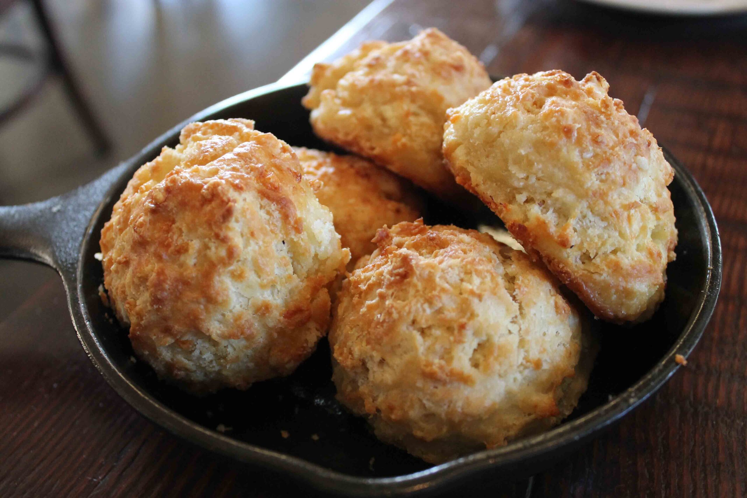 Cheddar biscuits at Farmstead at Long Meadow Ranch, another great brunch option in Napa Valley