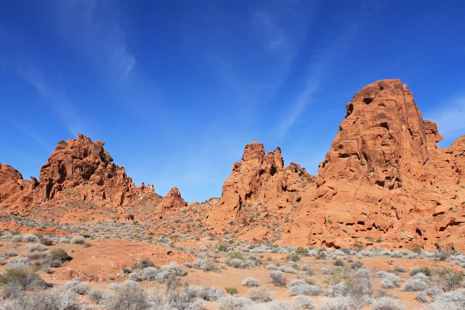 Red rocks at Valley of Fire State Park, one of my favorite day trips from Las Vegas