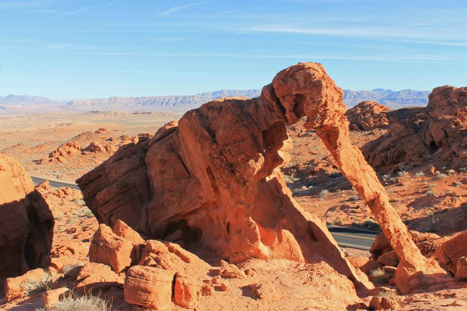 Elephant Rock in Valley of Fire State Park