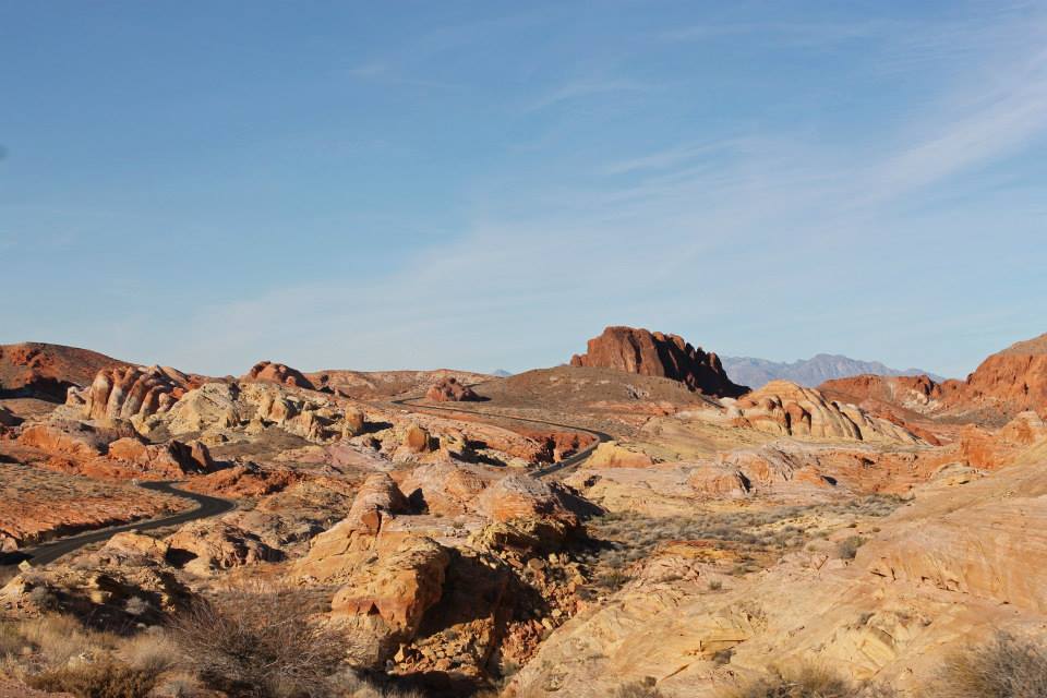 Panoramic view of Valley of Fire State Park