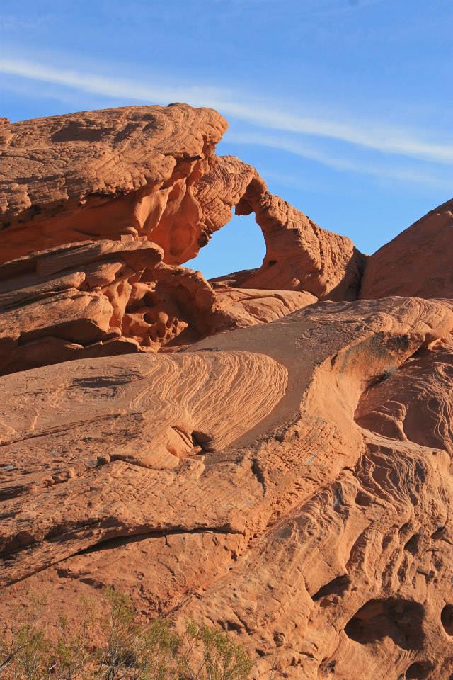 Arch Rock in Valley of Fire State Park