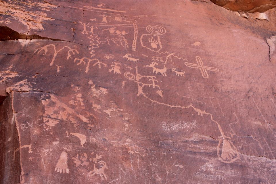Petroglyphs in Valley of Fire State Park
