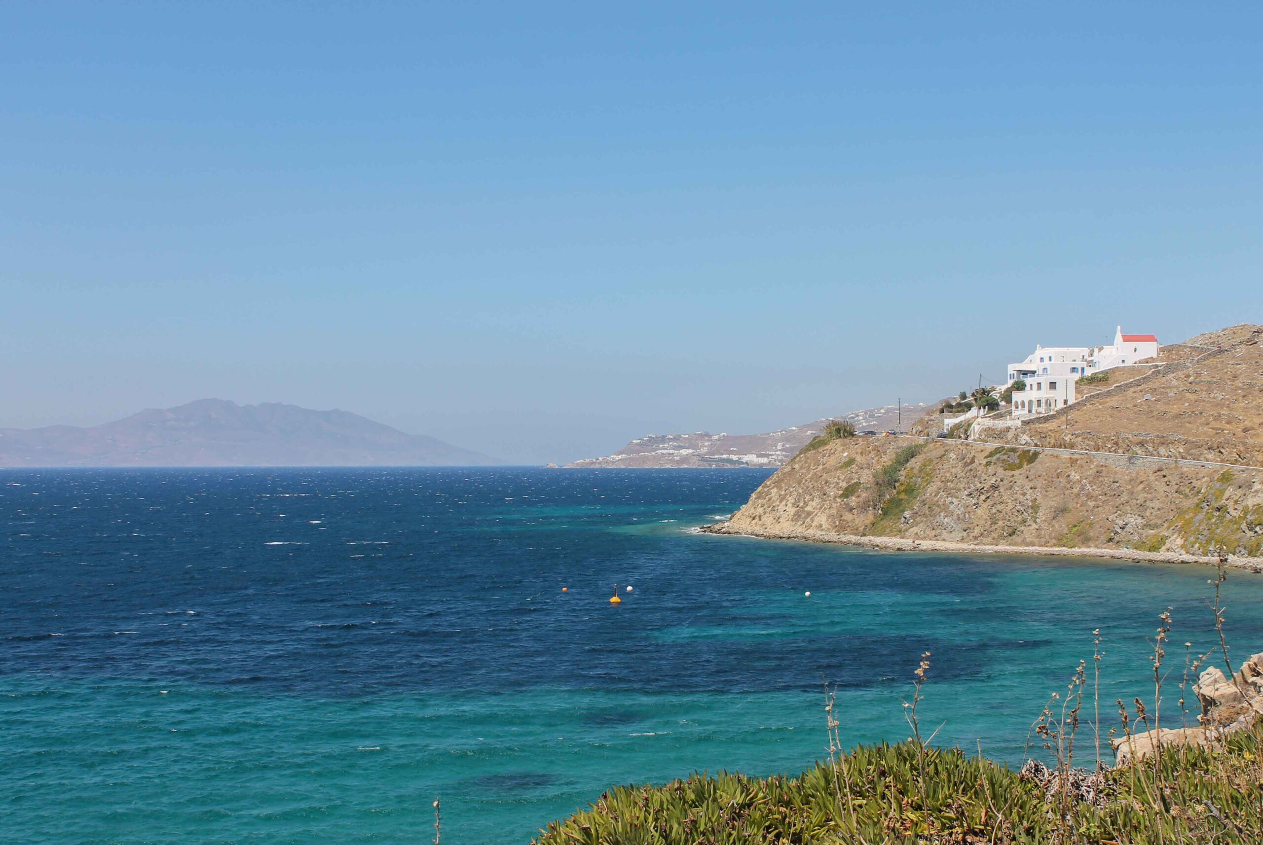 Mykonos coastline