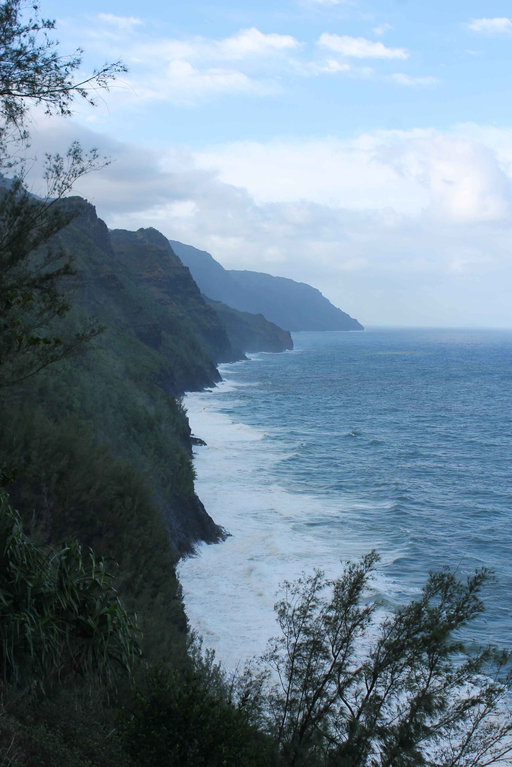 Great views from the early stretch of the Kalalau Trail, one of my must-dos on Kauai