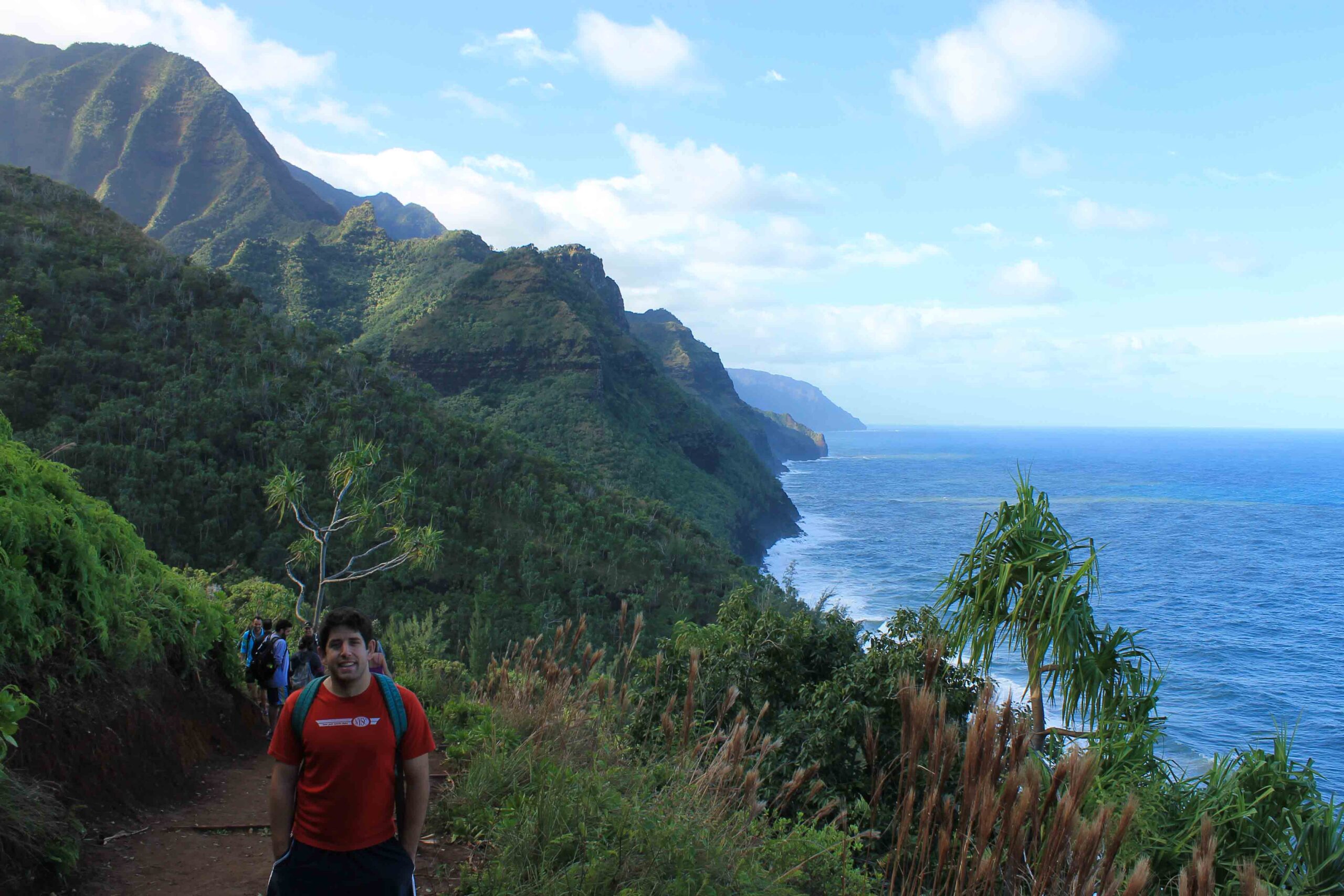 Views along the Kalalau Trail approaching Hanakapiai Beach