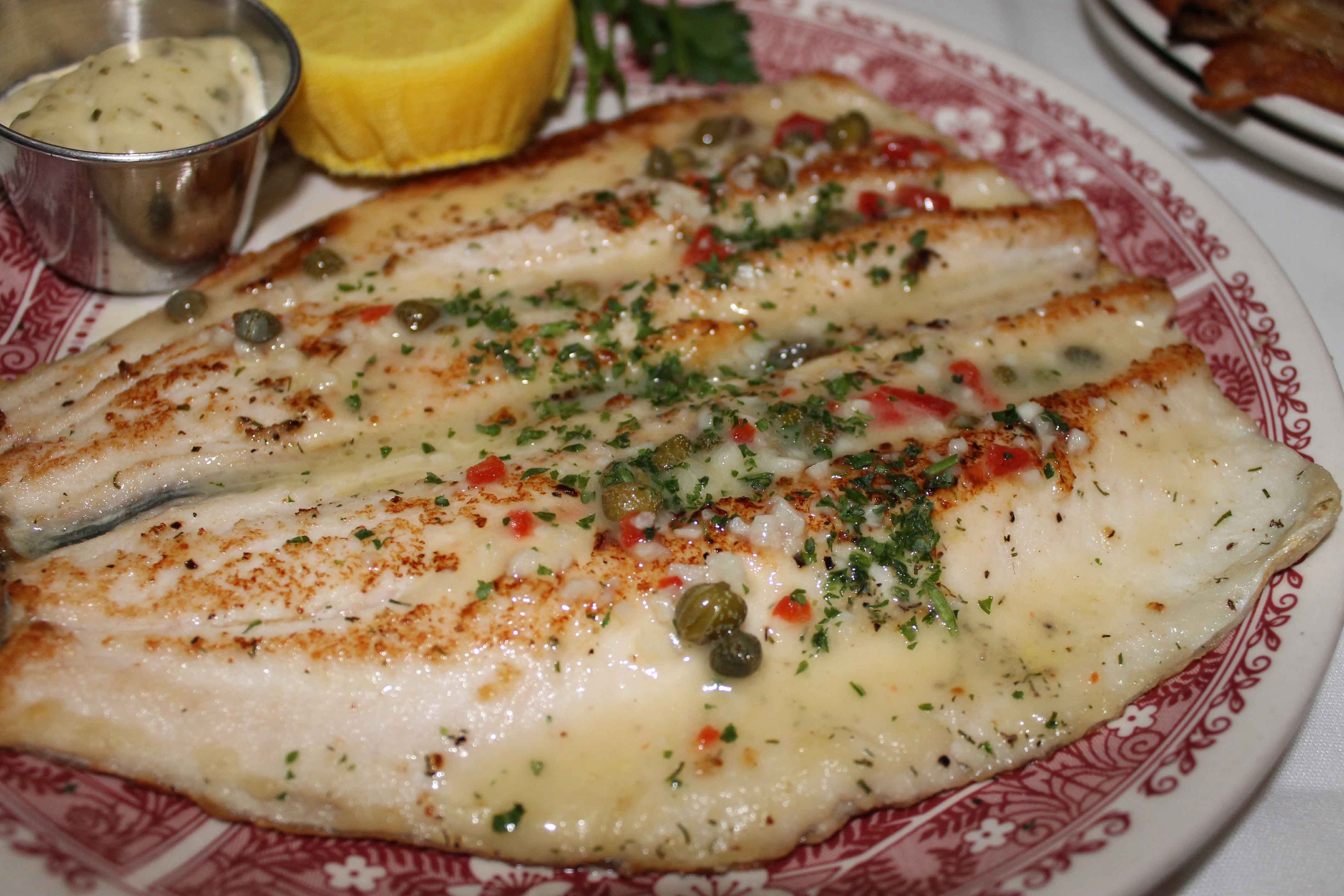 Musso and Frank's trout meuniere