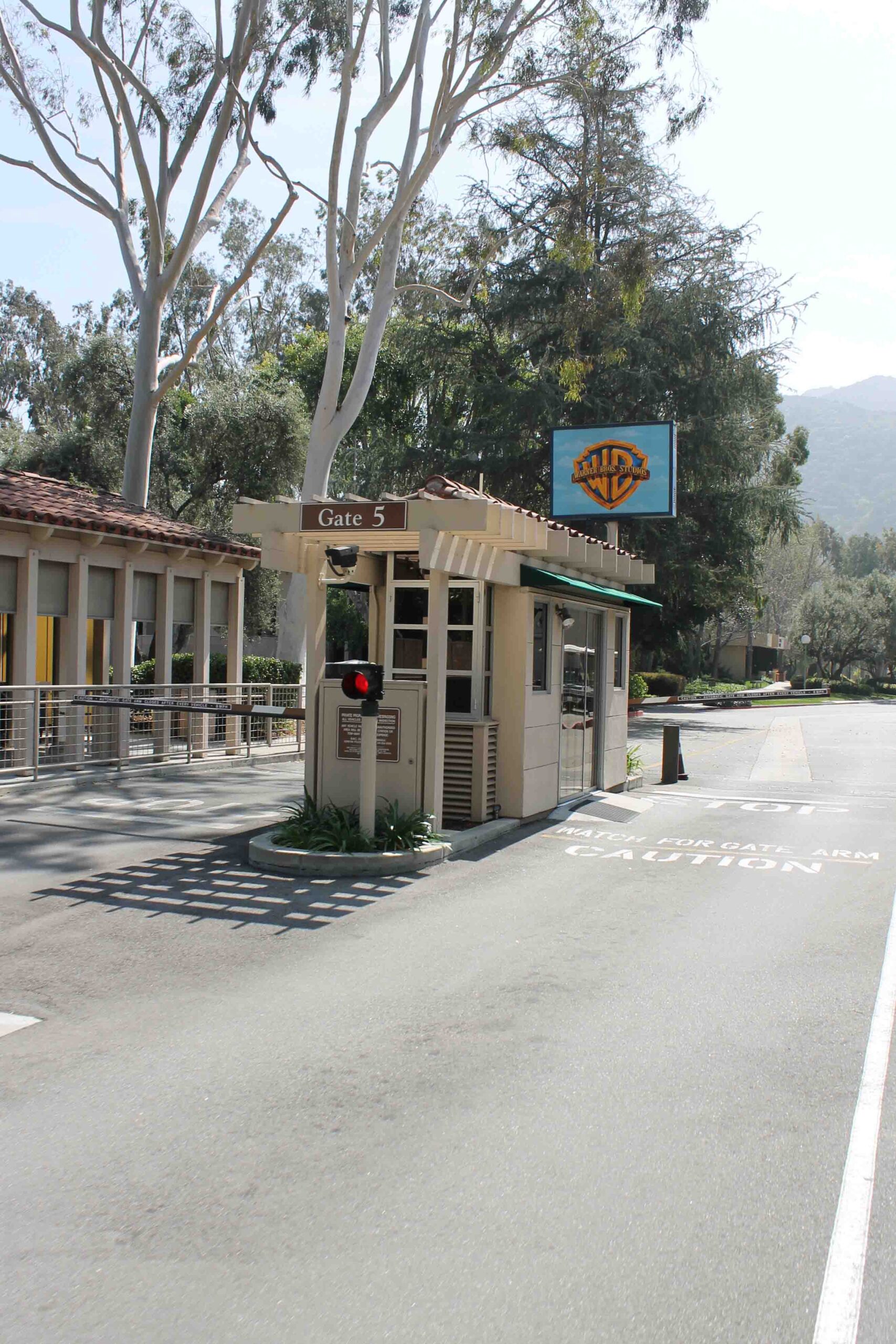 Entrance to Warner Brothers studio one, of my favorite things to do in Los Angeles for TV and movie fans