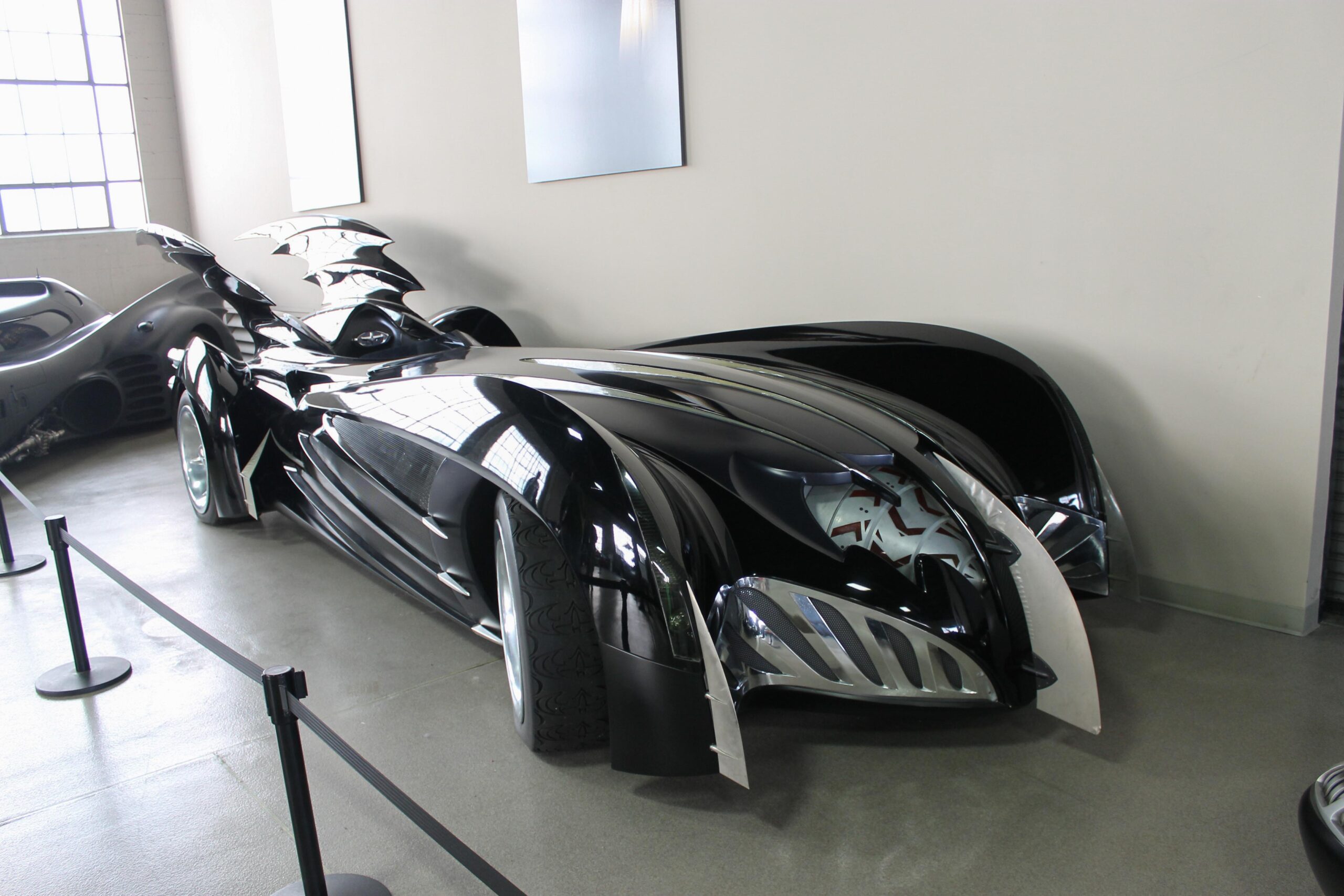 Batmobiles on the Warner Brothers studio tour