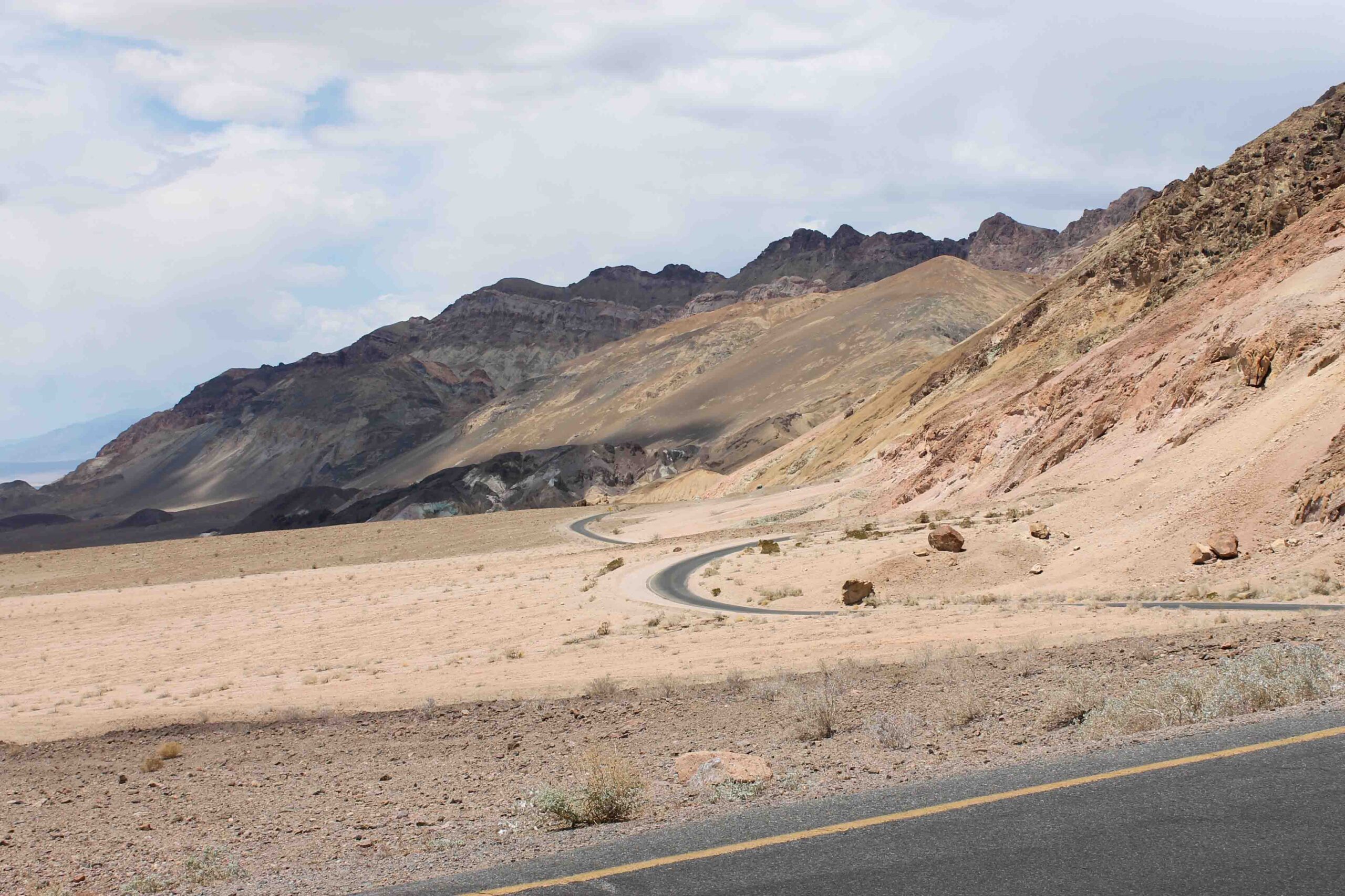 Highway through Death Valley National Park, another of my favorite day trips from Las Vegas