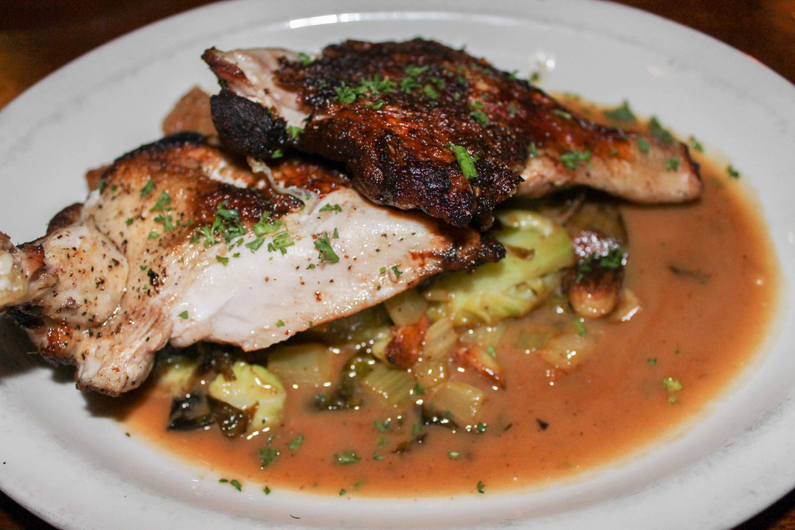 Rotisserie chicken at Cassidy's in Portland, OR