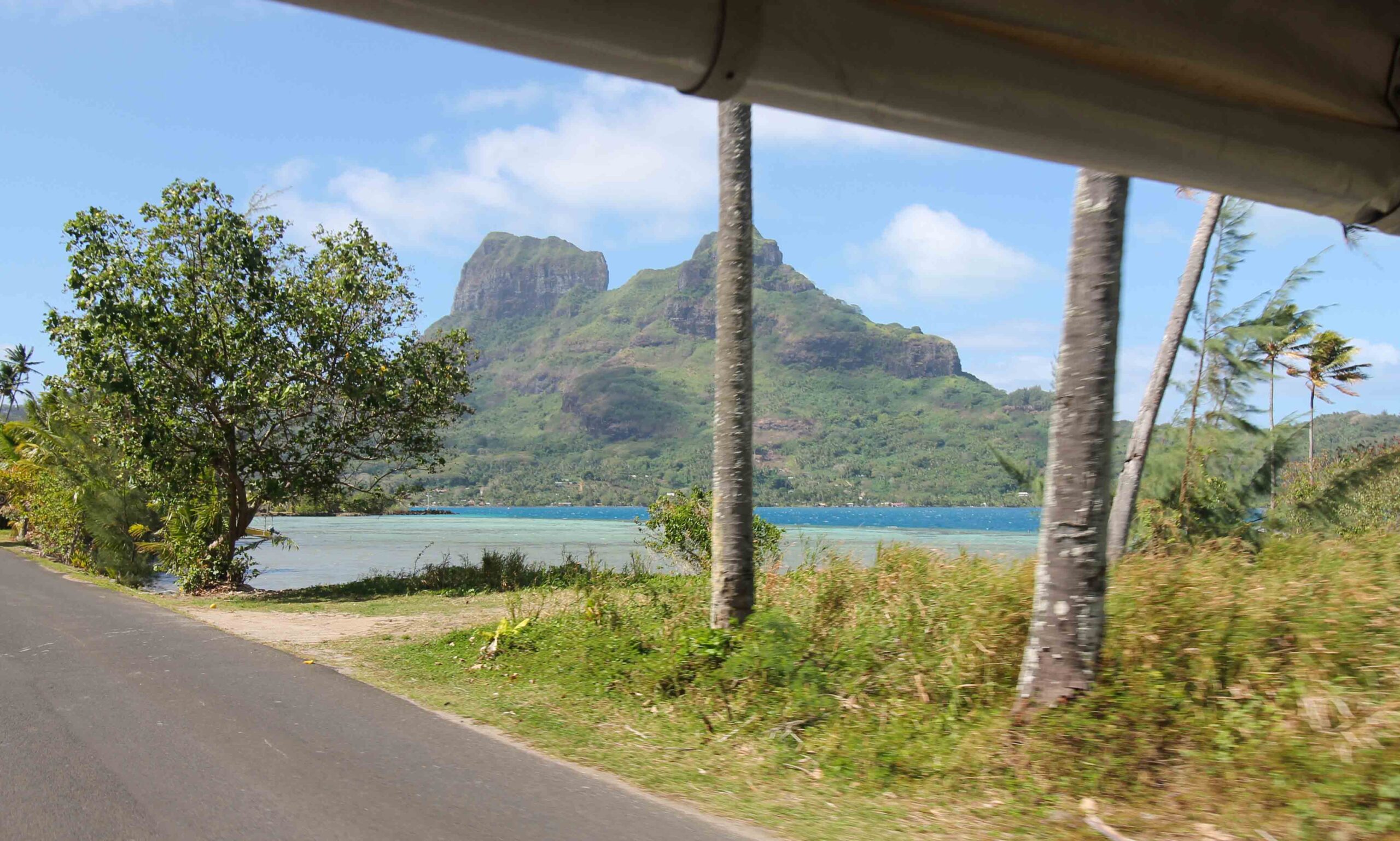 Views from our jeep tour in Bora Bora