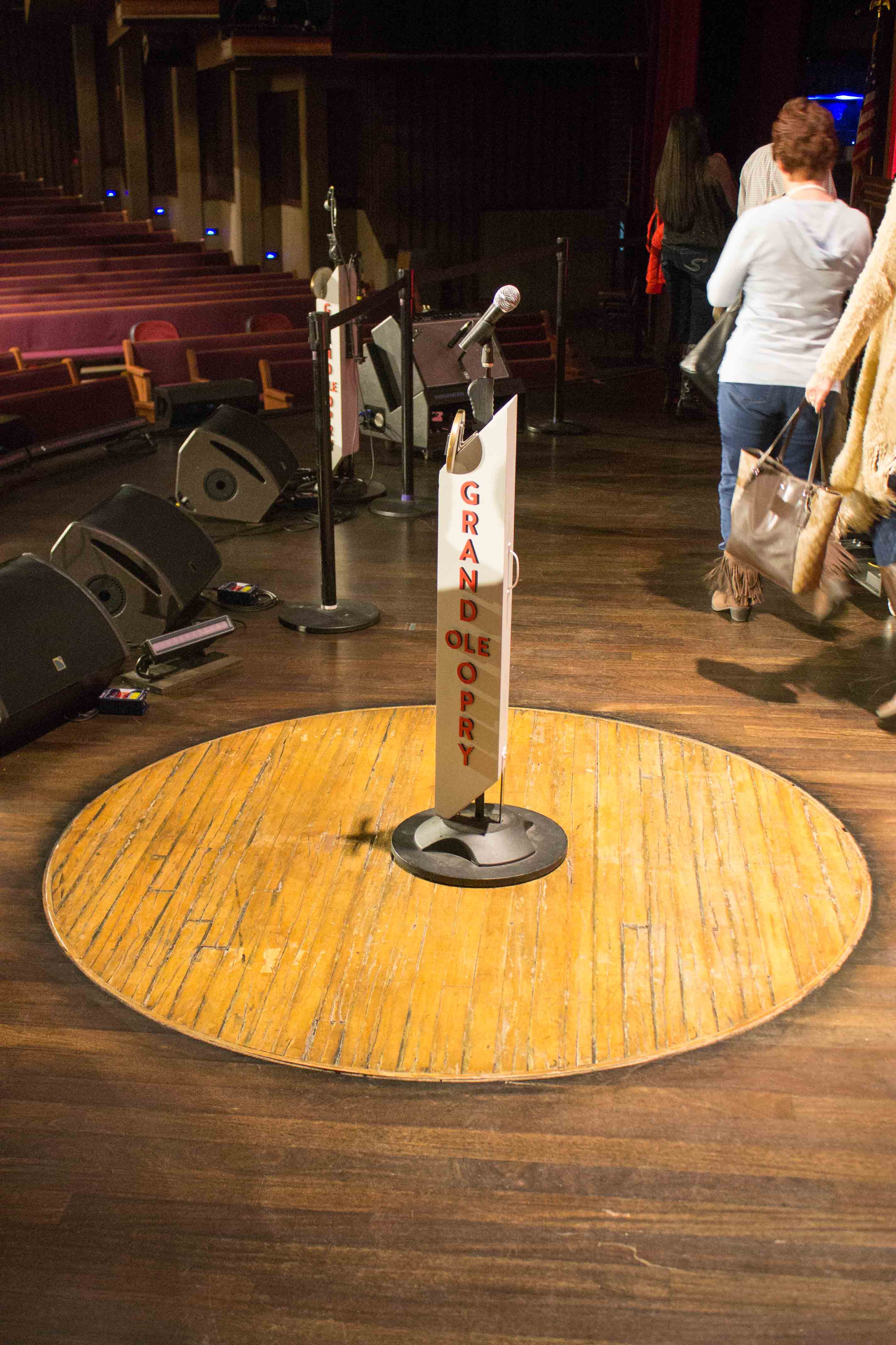 "Circle" on the stage at the Grand Ole Opry House