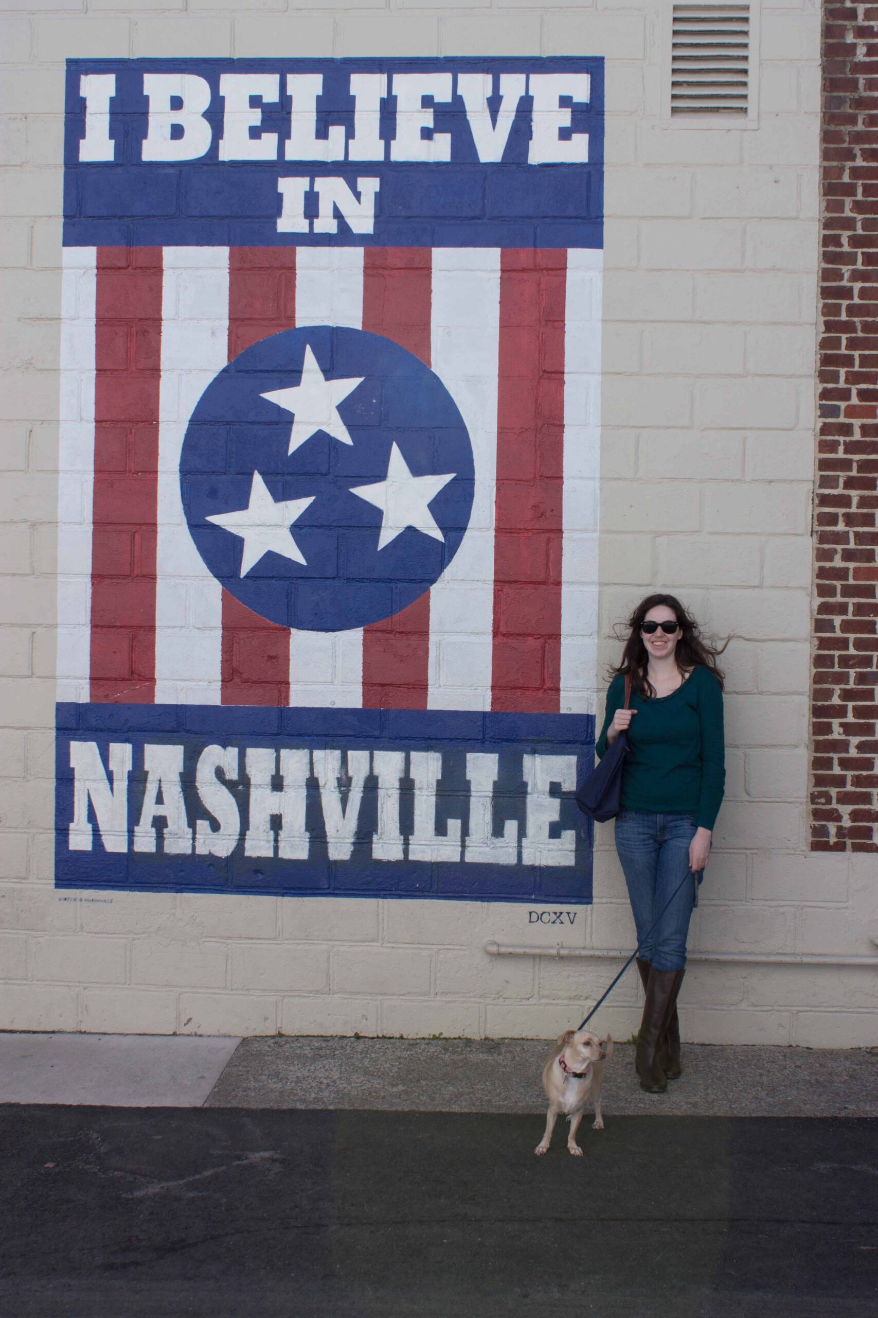"I believe in Nashville" mural, 12 South neighborhood, Nashville, Tennessee