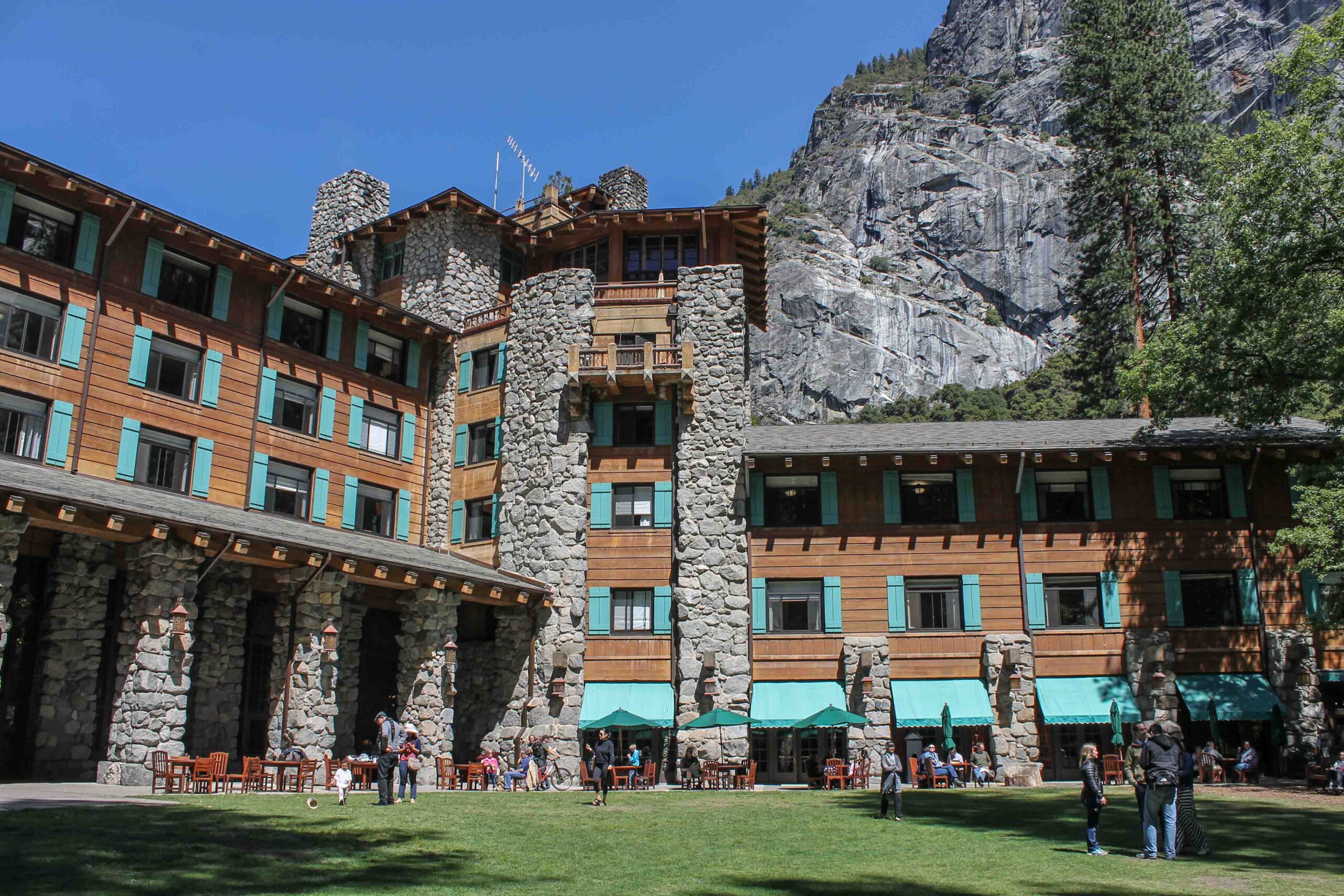 The Ahwahnee Hotel in Yosemite Valley
