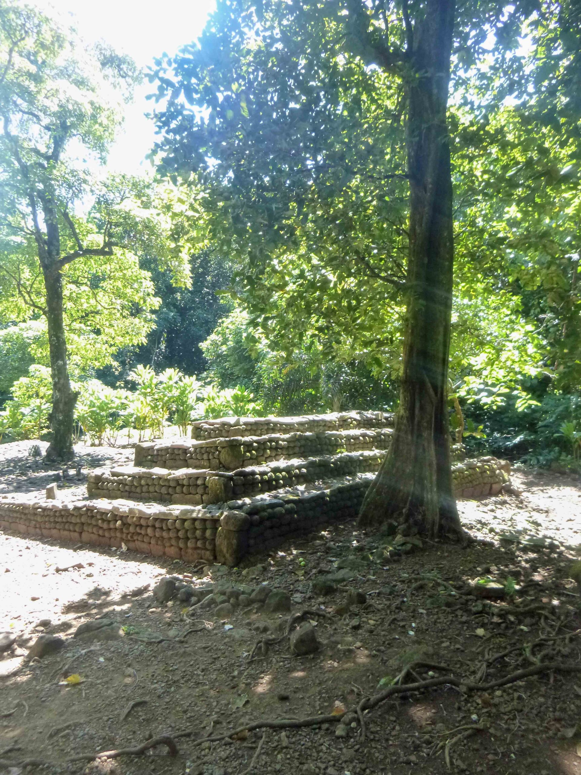 Ancient temple in Mo'orea