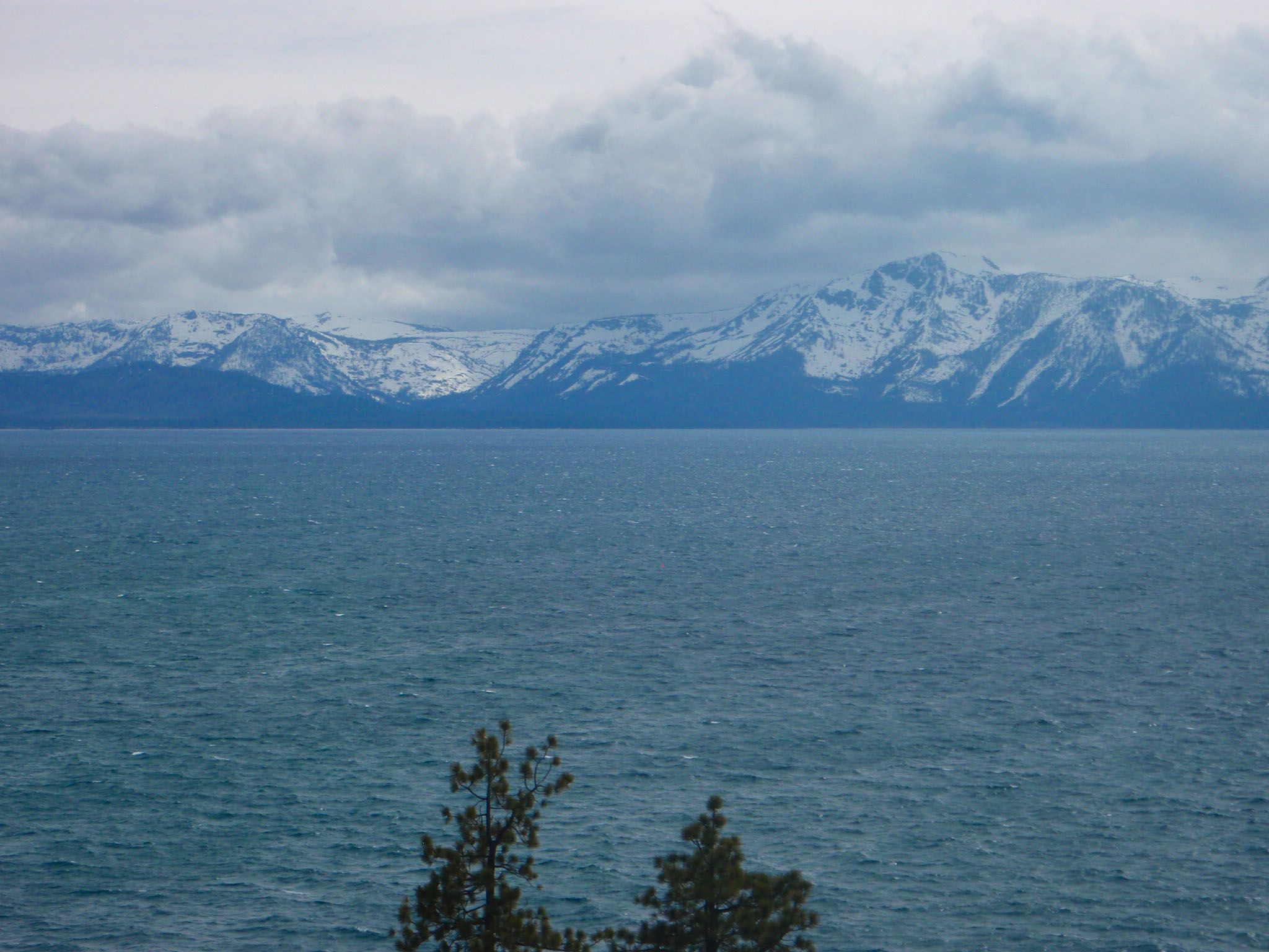 Lake Tahoe mountain views