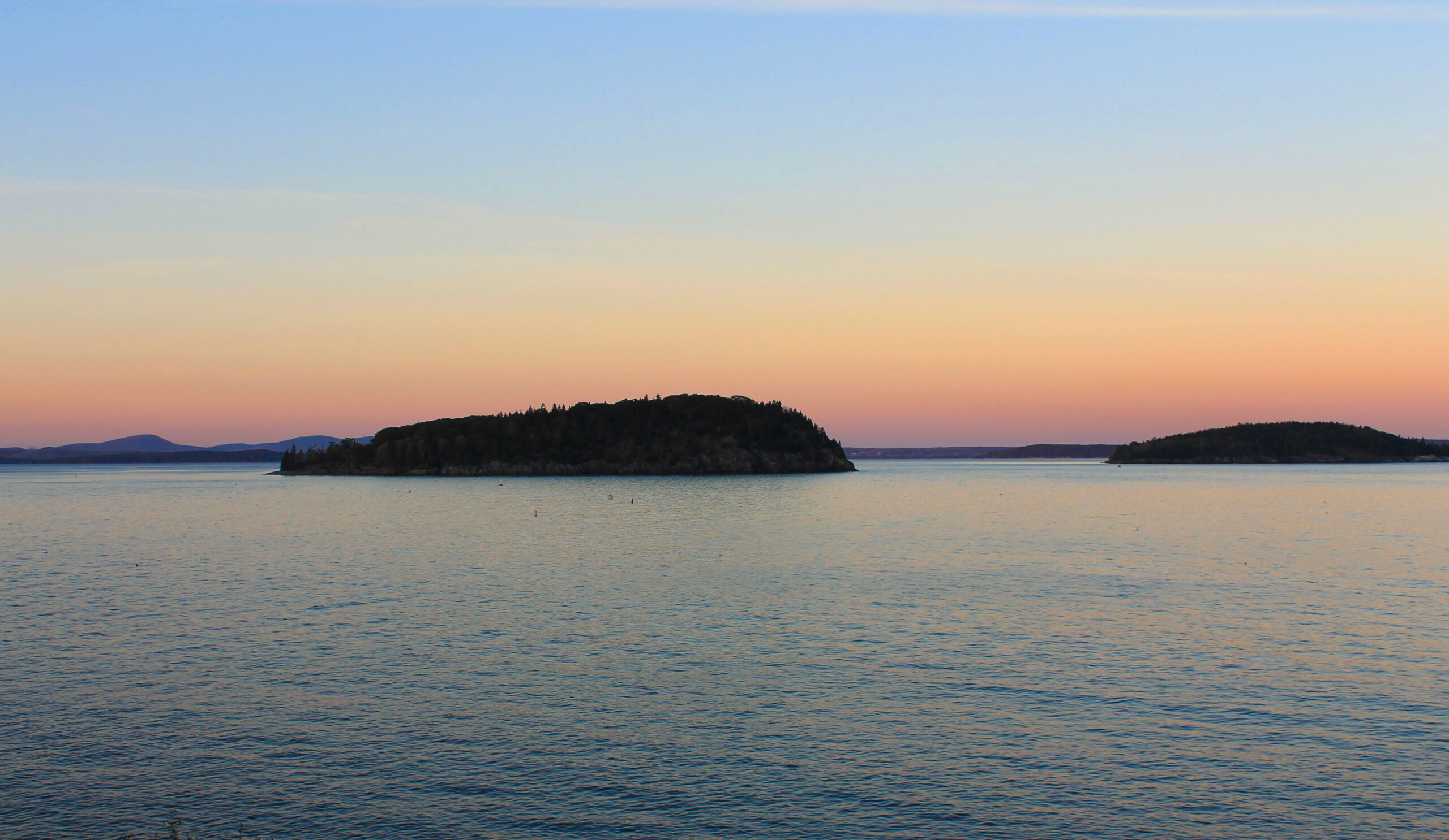 Sunset views from the Bar Harbor Inn