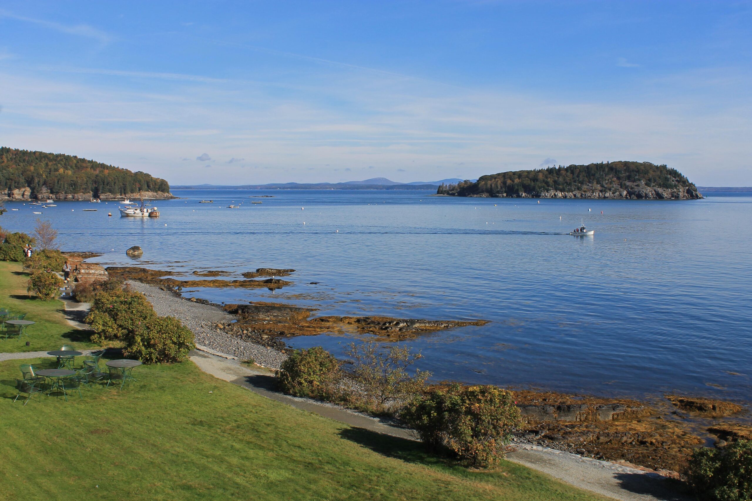 Coastal views from the Bar Harbor Inn