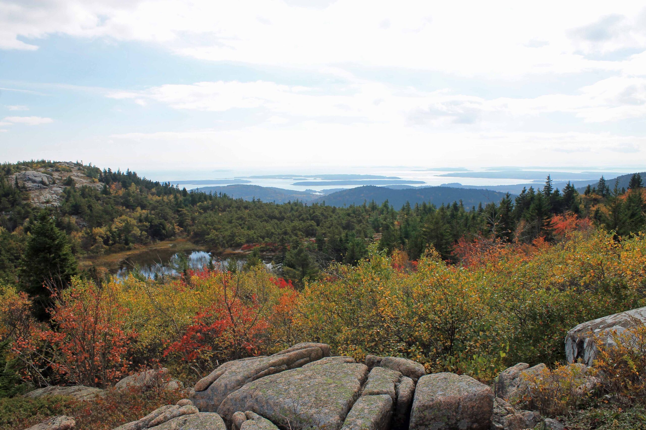 Views from the North Ridge Trail up Cadillac Mountain