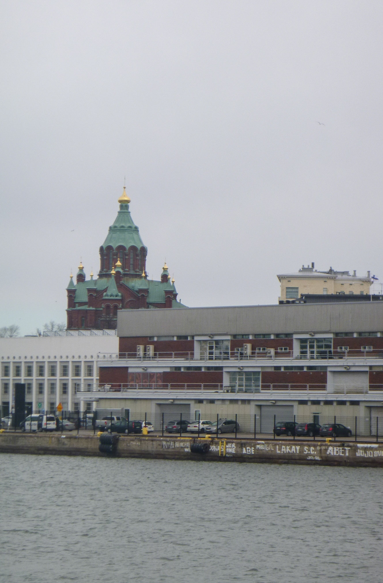 Views of Helsinki from the ferry to Suomenlinna