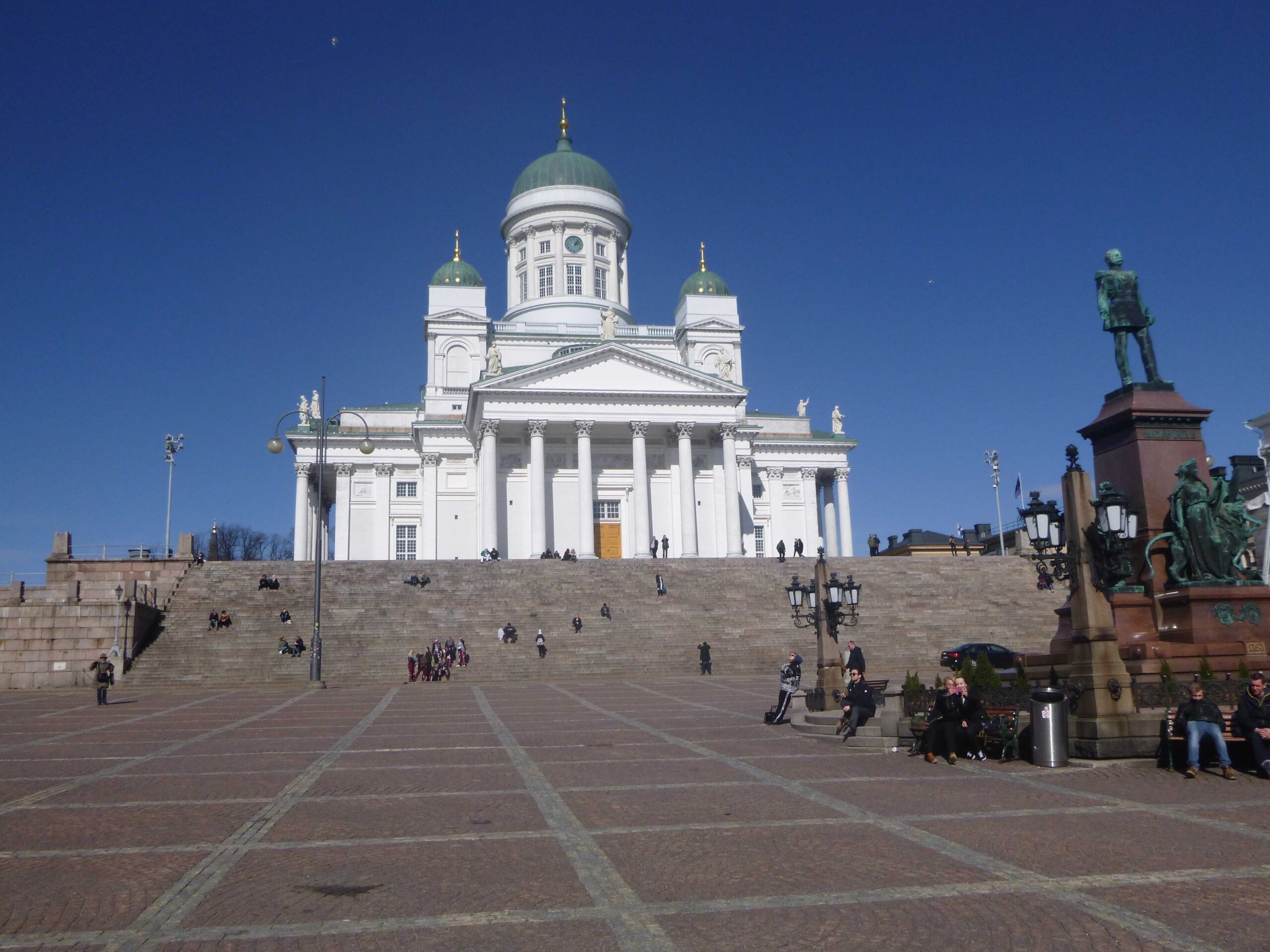 Lutheran Cathedral and Senate Square in Helsinki