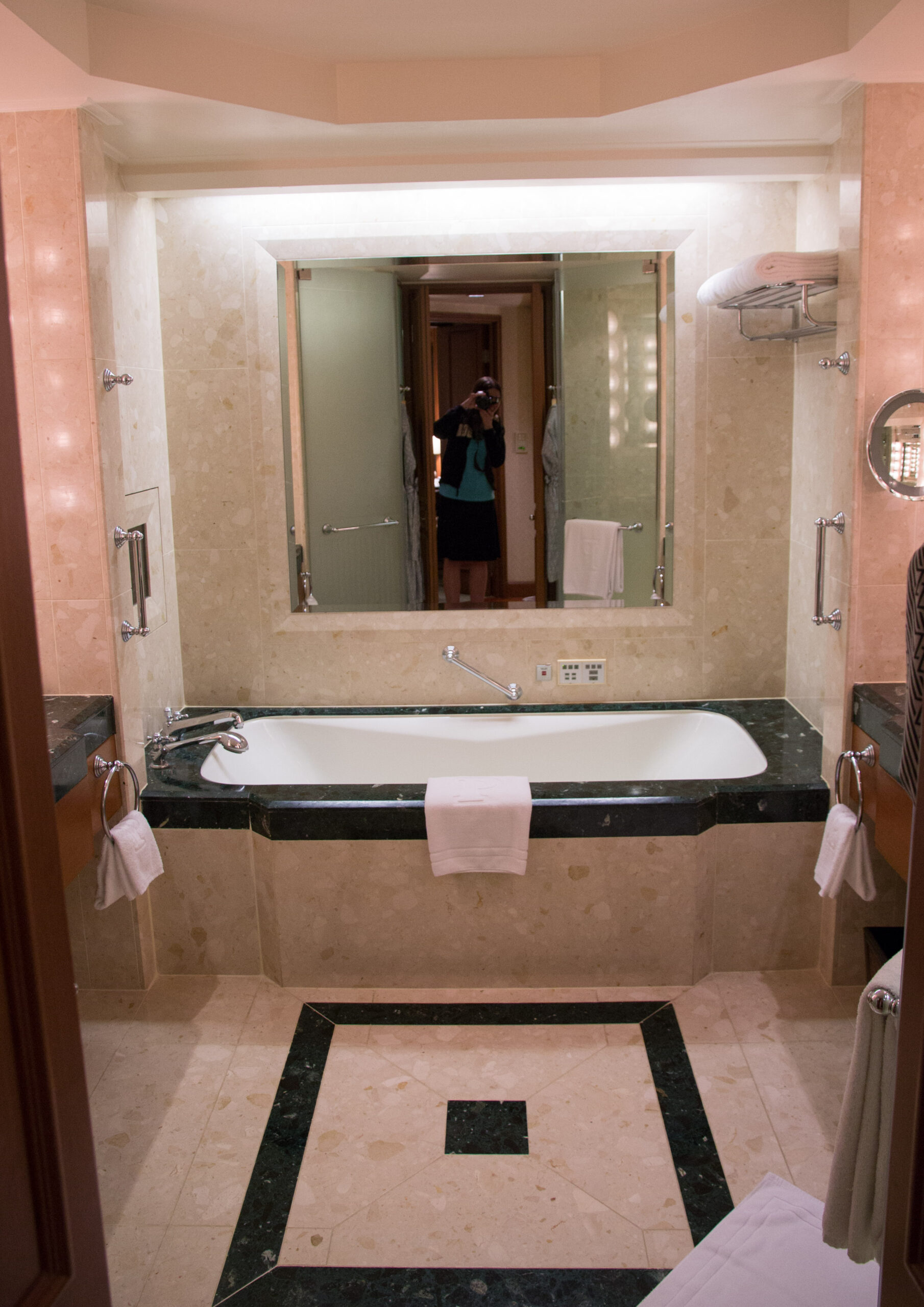Bathroom at the Peninsula Bangkok