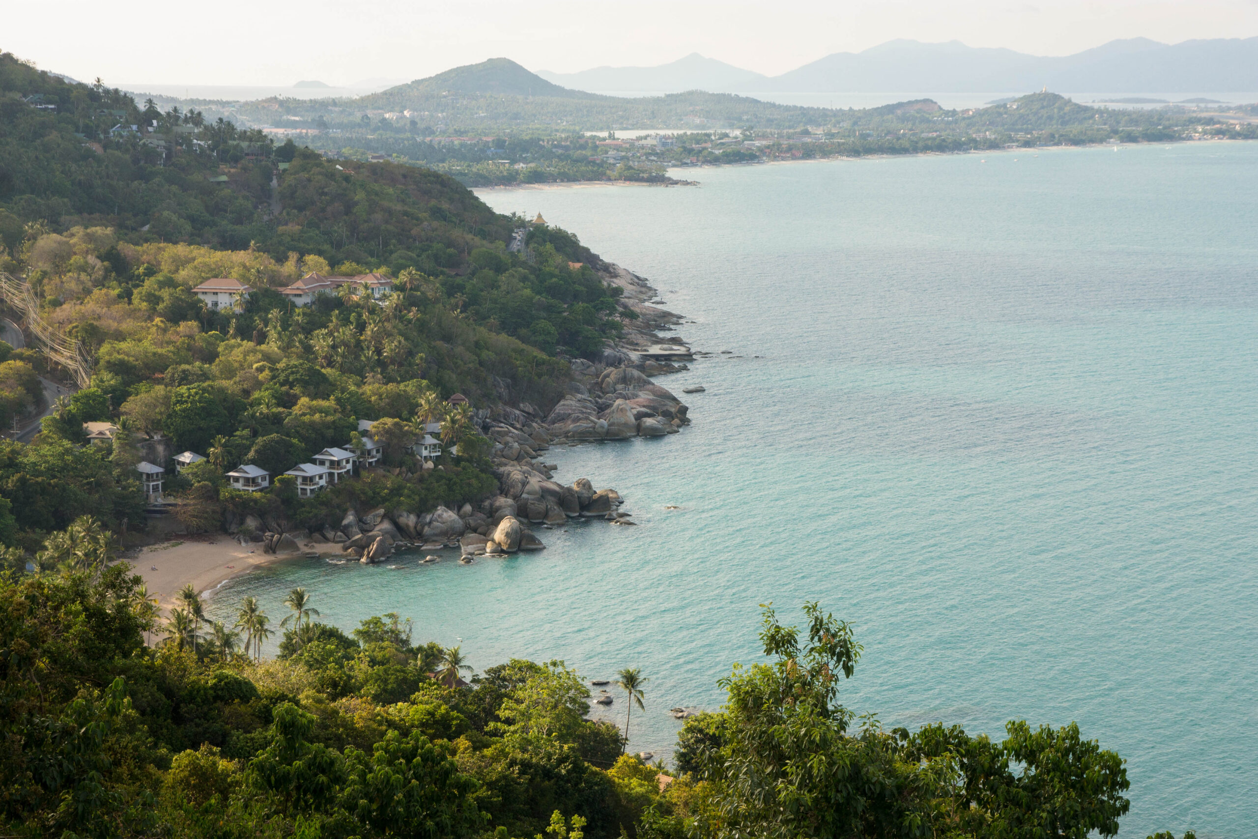 View of Coral Cove from Sandalwood Luxury Villas on Koh Samui